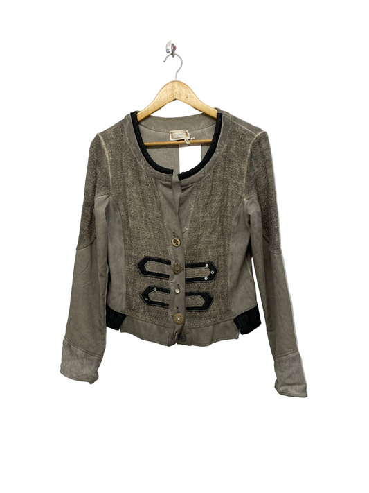 ELISA CAVALETTI grey cardigan (S)