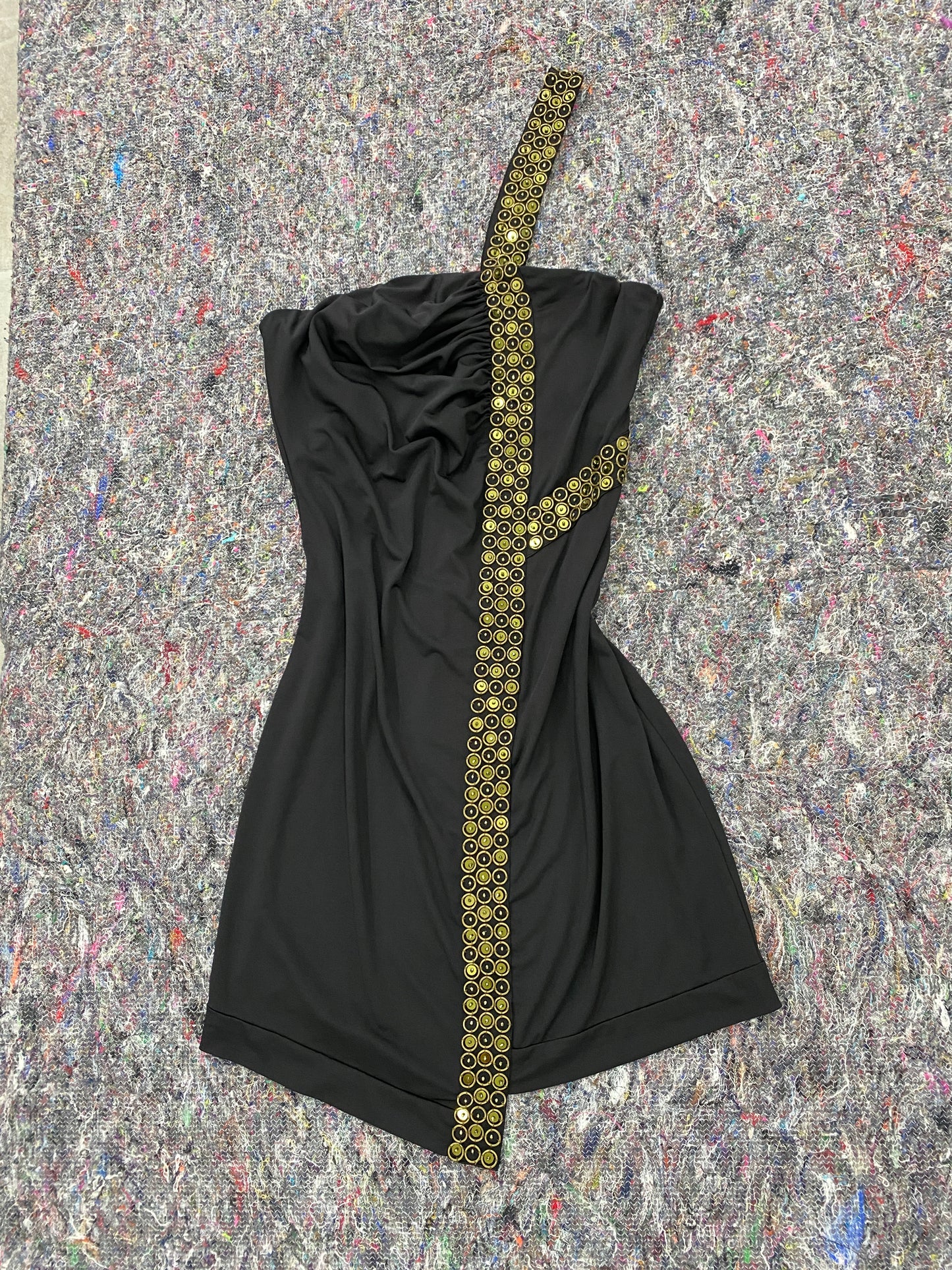 ROBERTO CAVALLI dress w/one strap (L)