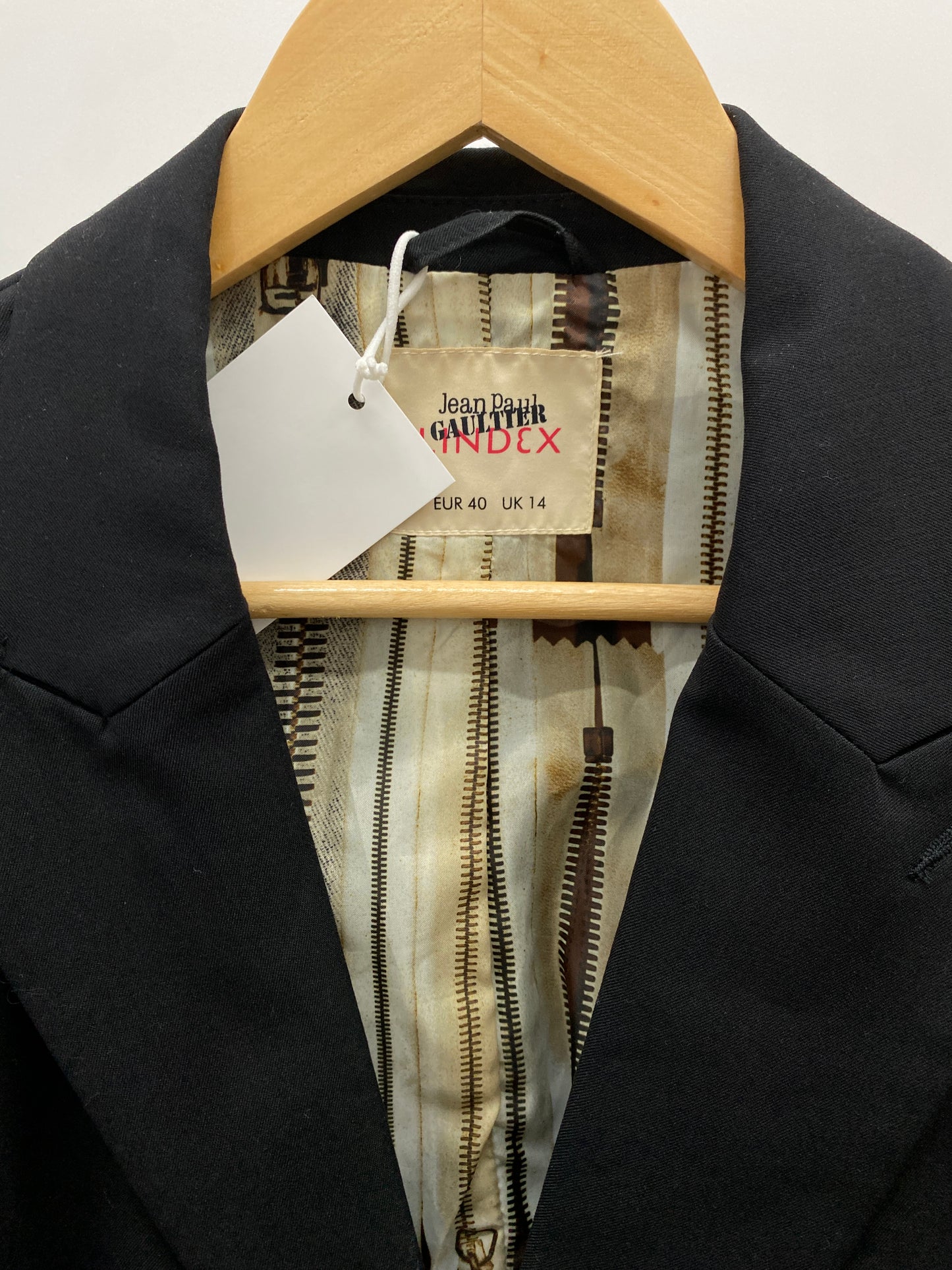JEAN PAUL GAULTIER half zipper blazer (S)
