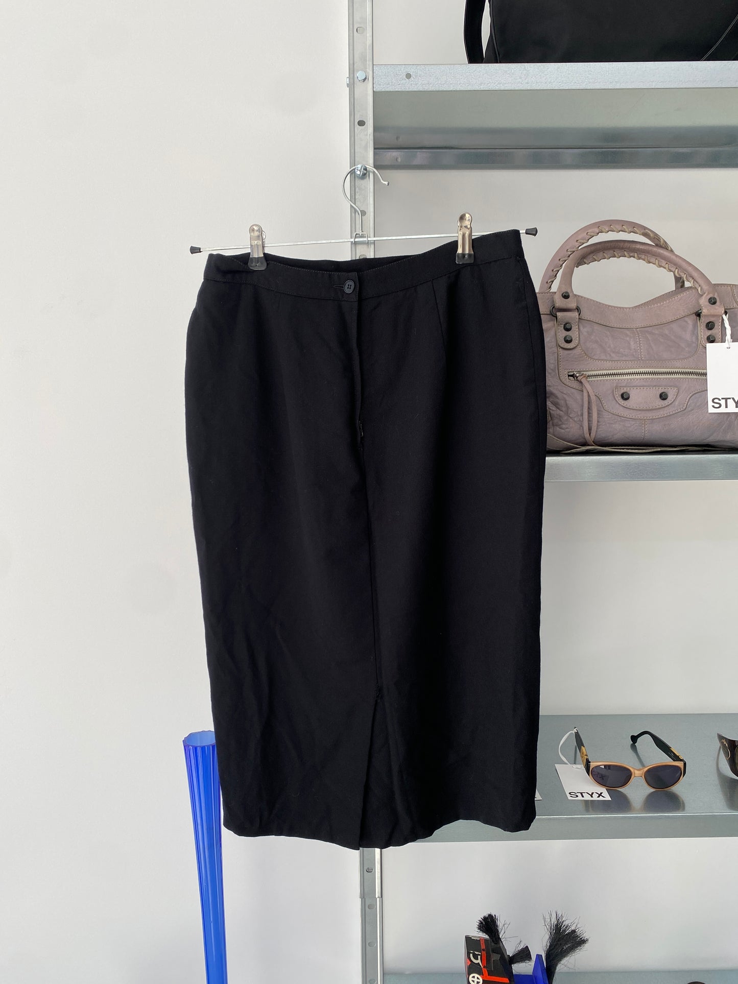 VALENTINO black pencil skirt (XL)