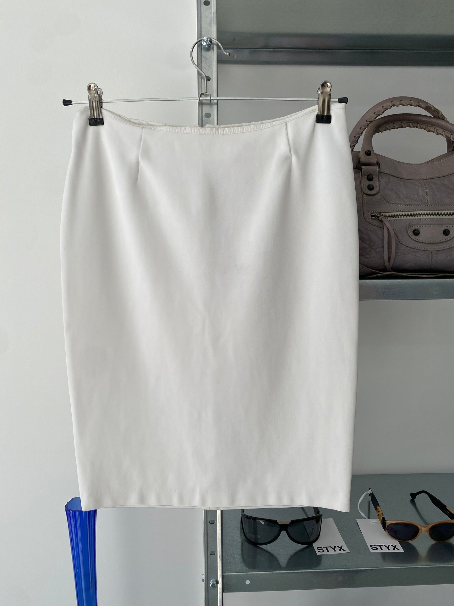 PRADA white skirt (L)