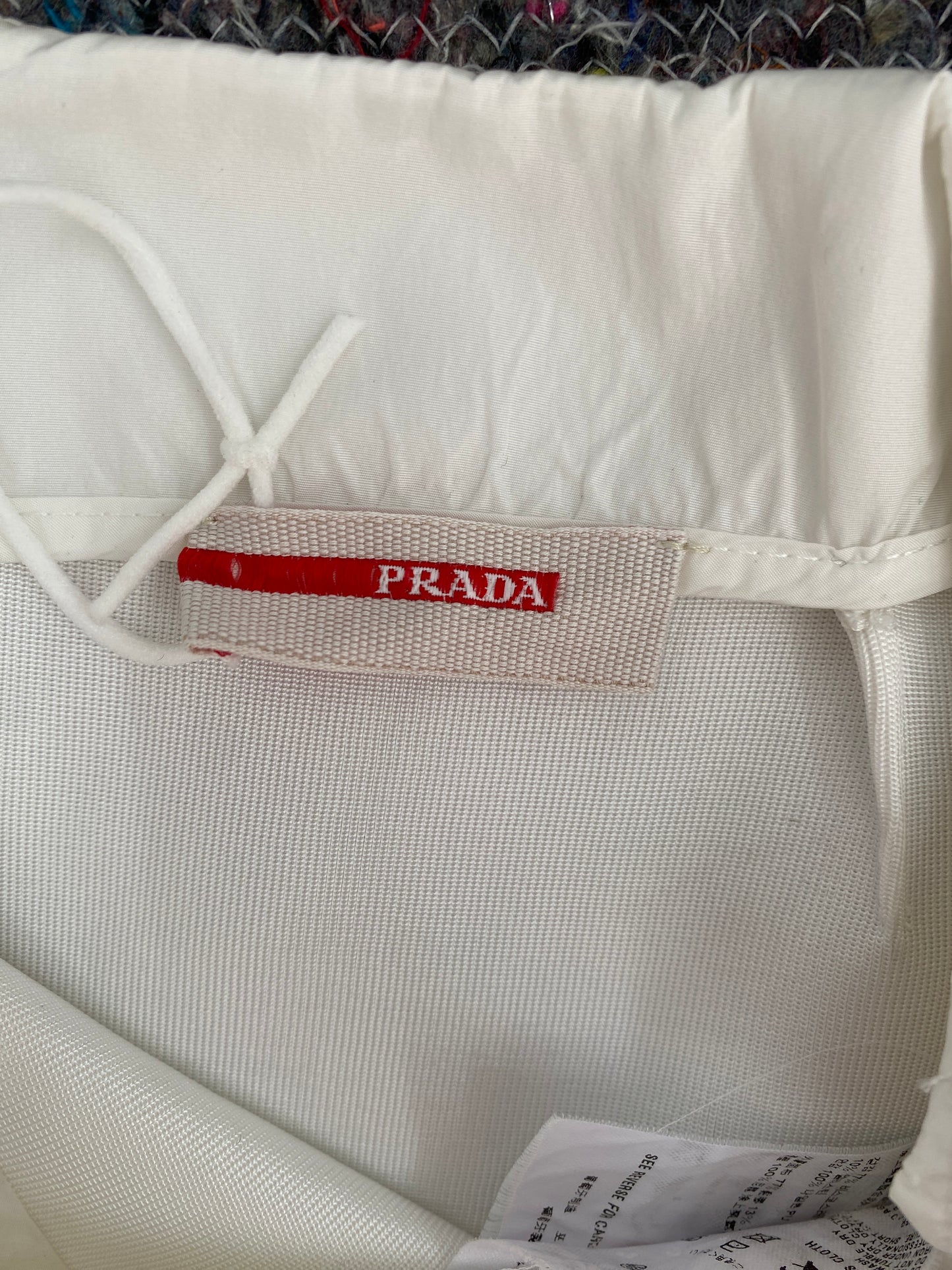 PRADA white skirt (L)