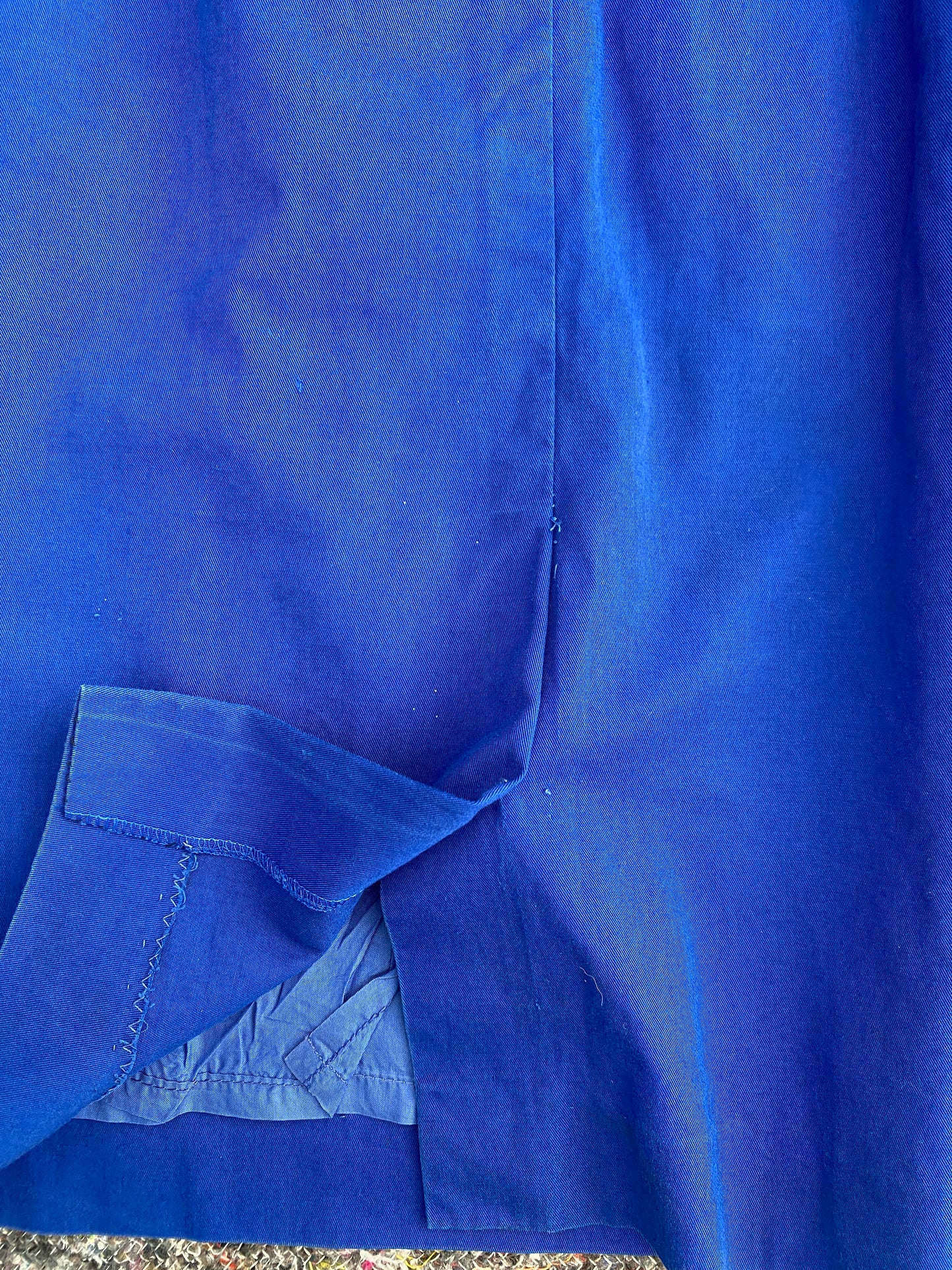 YVES SAINT LAURENT cobalt blue skirt (S)