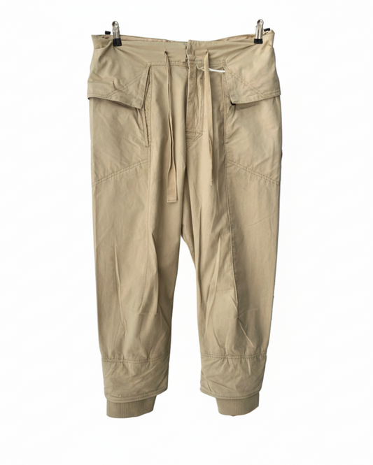 MARITHÉ FRANÇOIS GIRBAUD cargo beige trousers (XL)