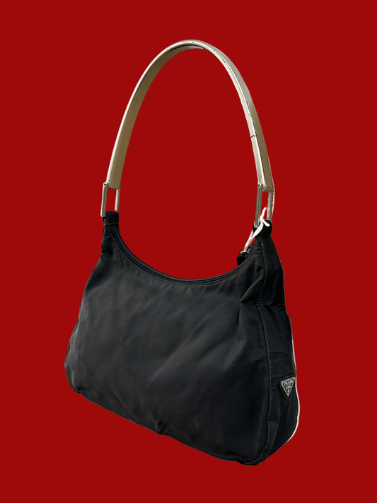 PRADA bag w/metal handle