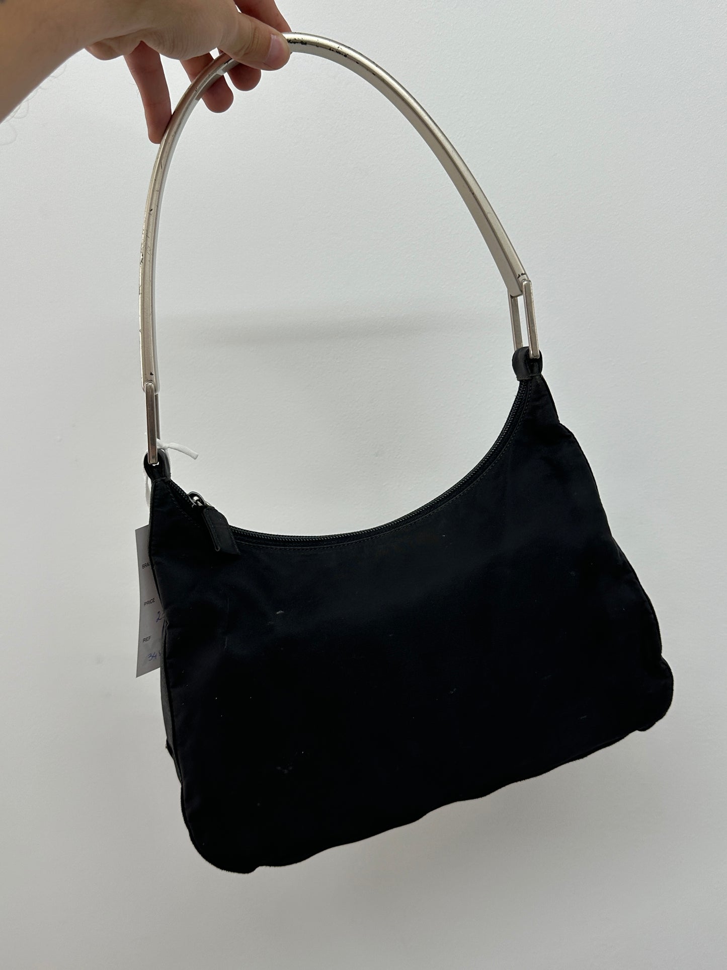 PRADA bag w/metal handle