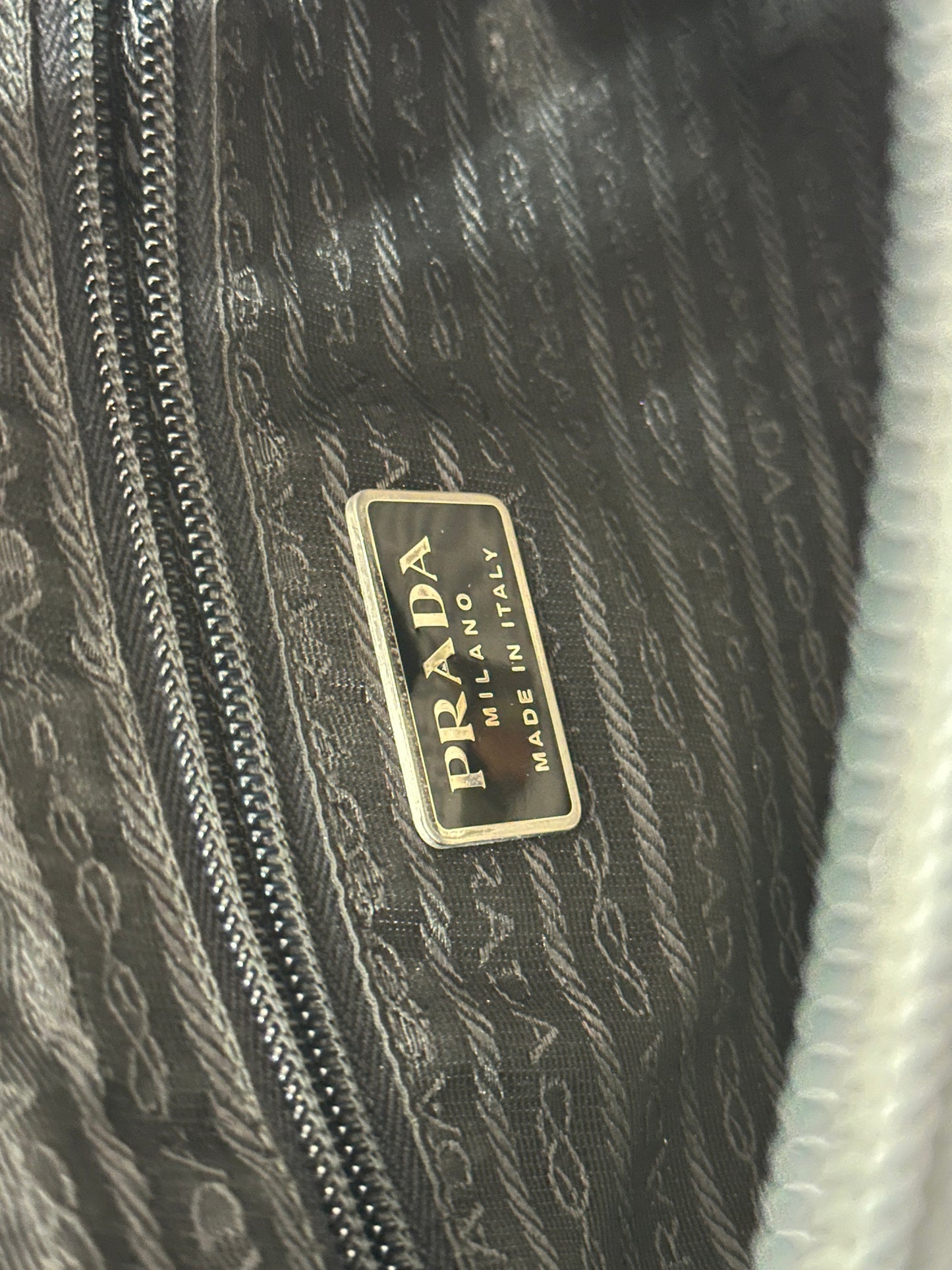 PRADA bag w/metal handle
