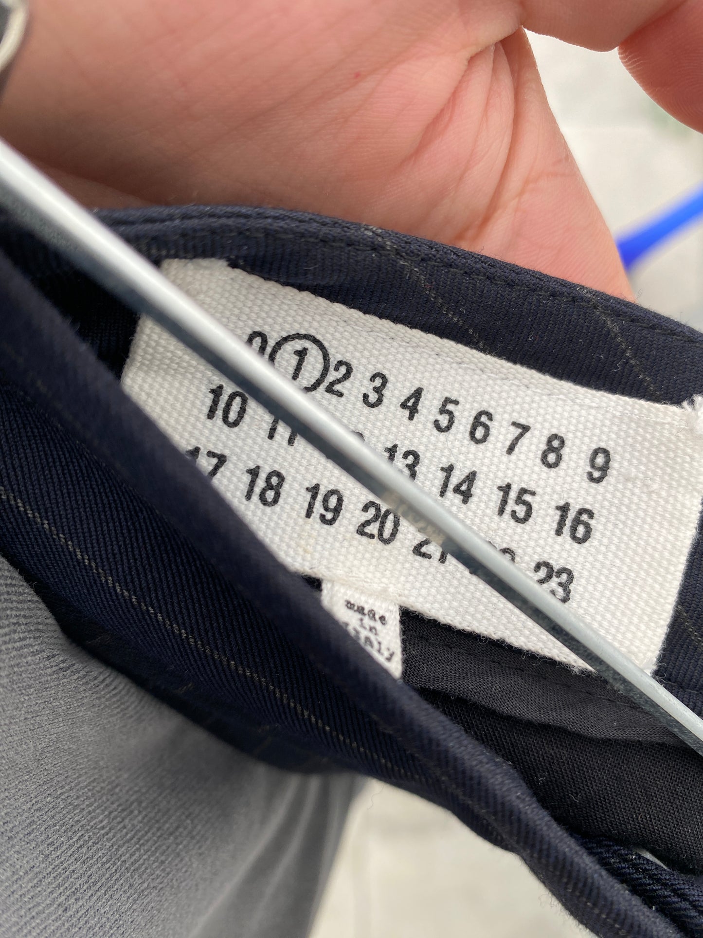 MAISON MARGIELA pinstripe pants (S)