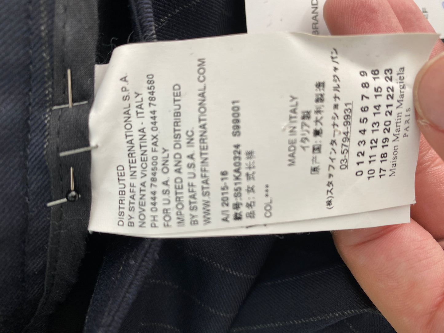 MAISON MARGIELA pinstripe pants (S)