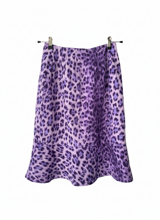 MOSCHINO leopard print skirt (L)