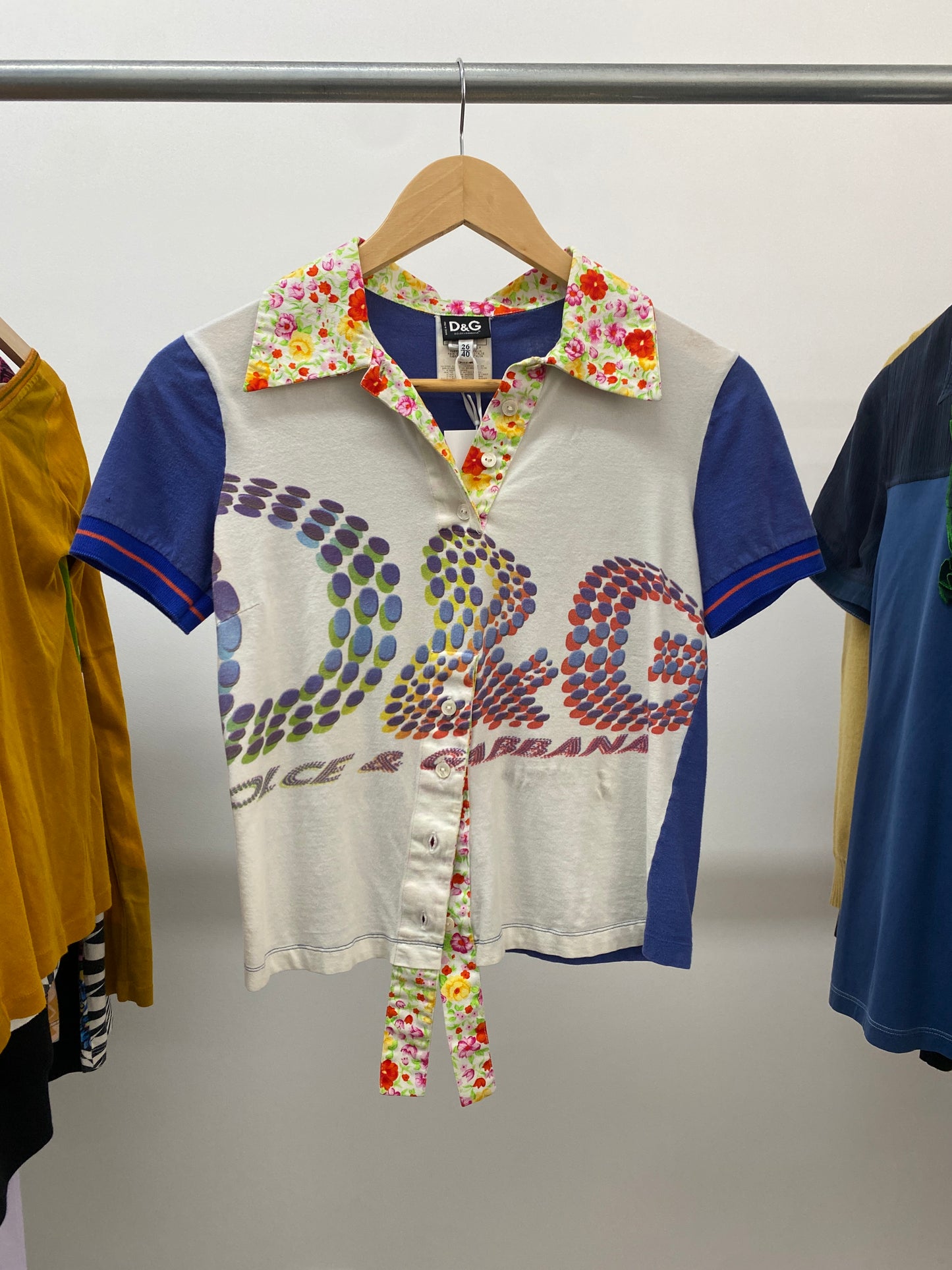 DOLCE & GABBANA logo polo shirt (S)