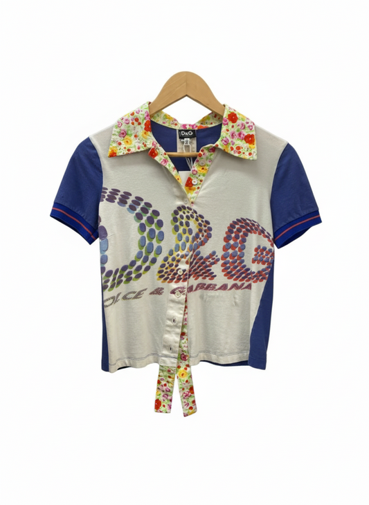 DOLCE & GABBANA logo polo shirt (S)