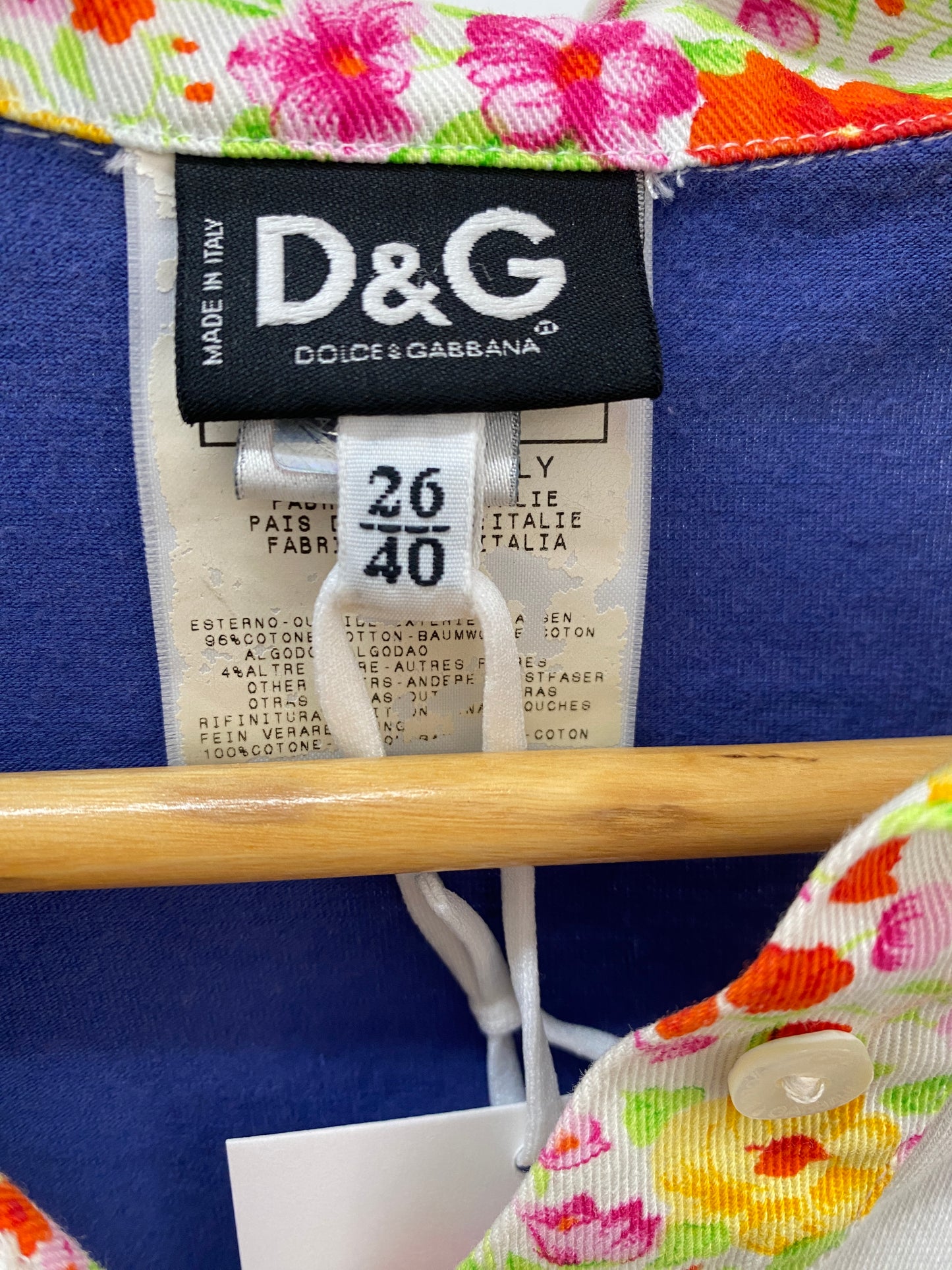 DOLCE & GABBANA logo polo shirt (S)