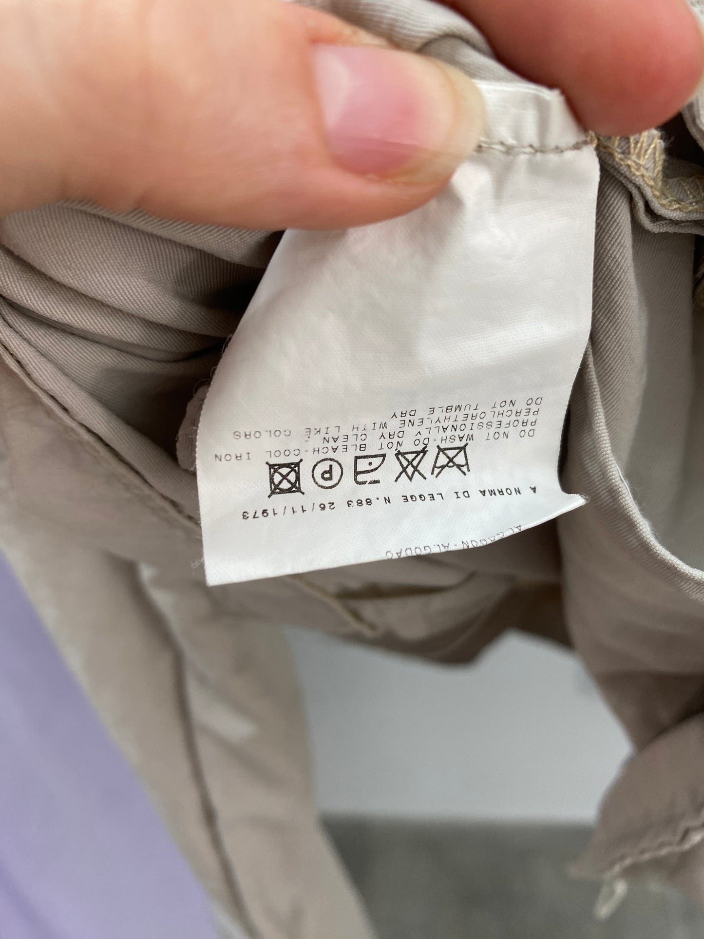 VERSACE beige jacket w/yellow pink details (S)