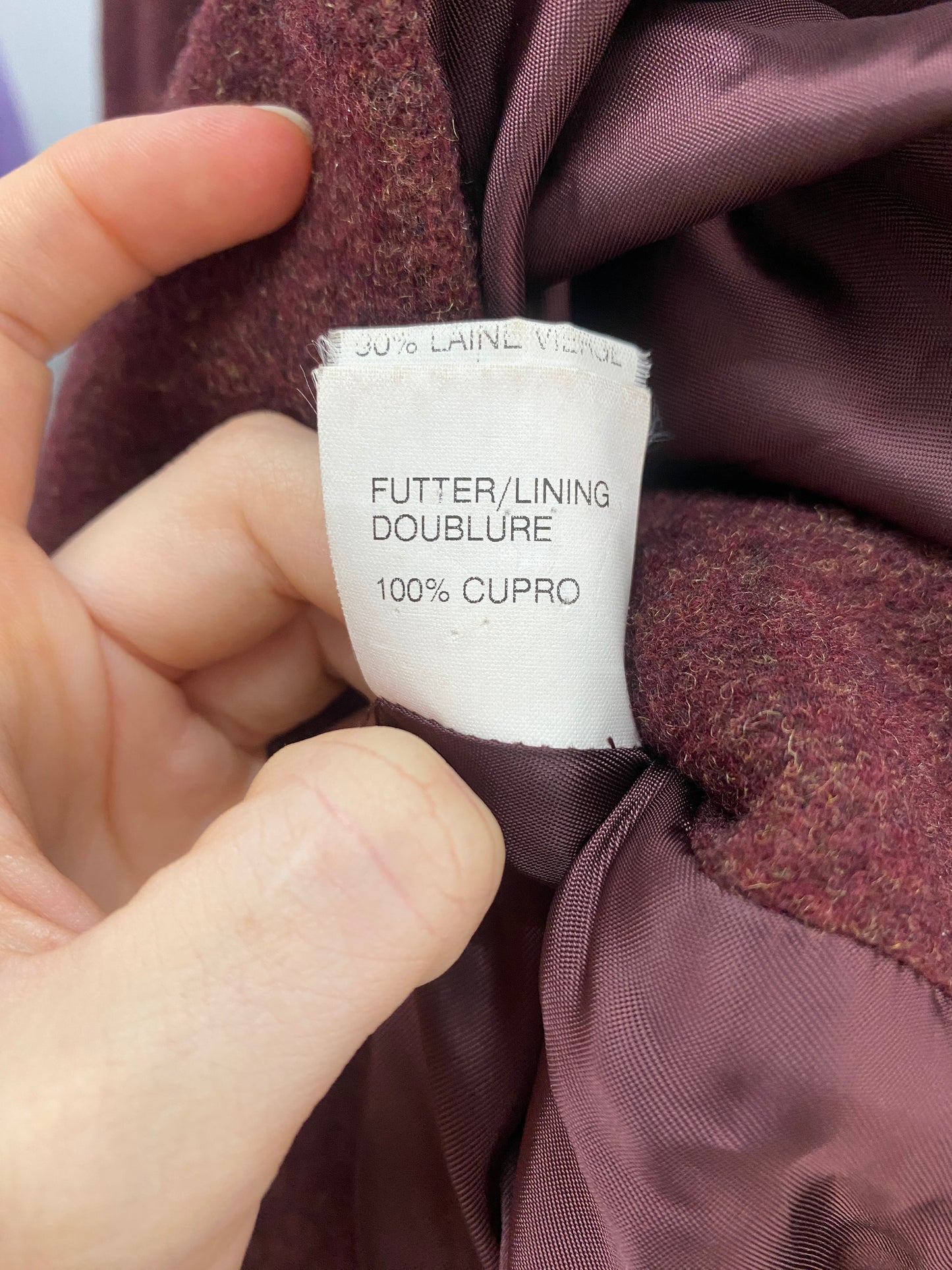 JIL SANDER red wool coat (M)