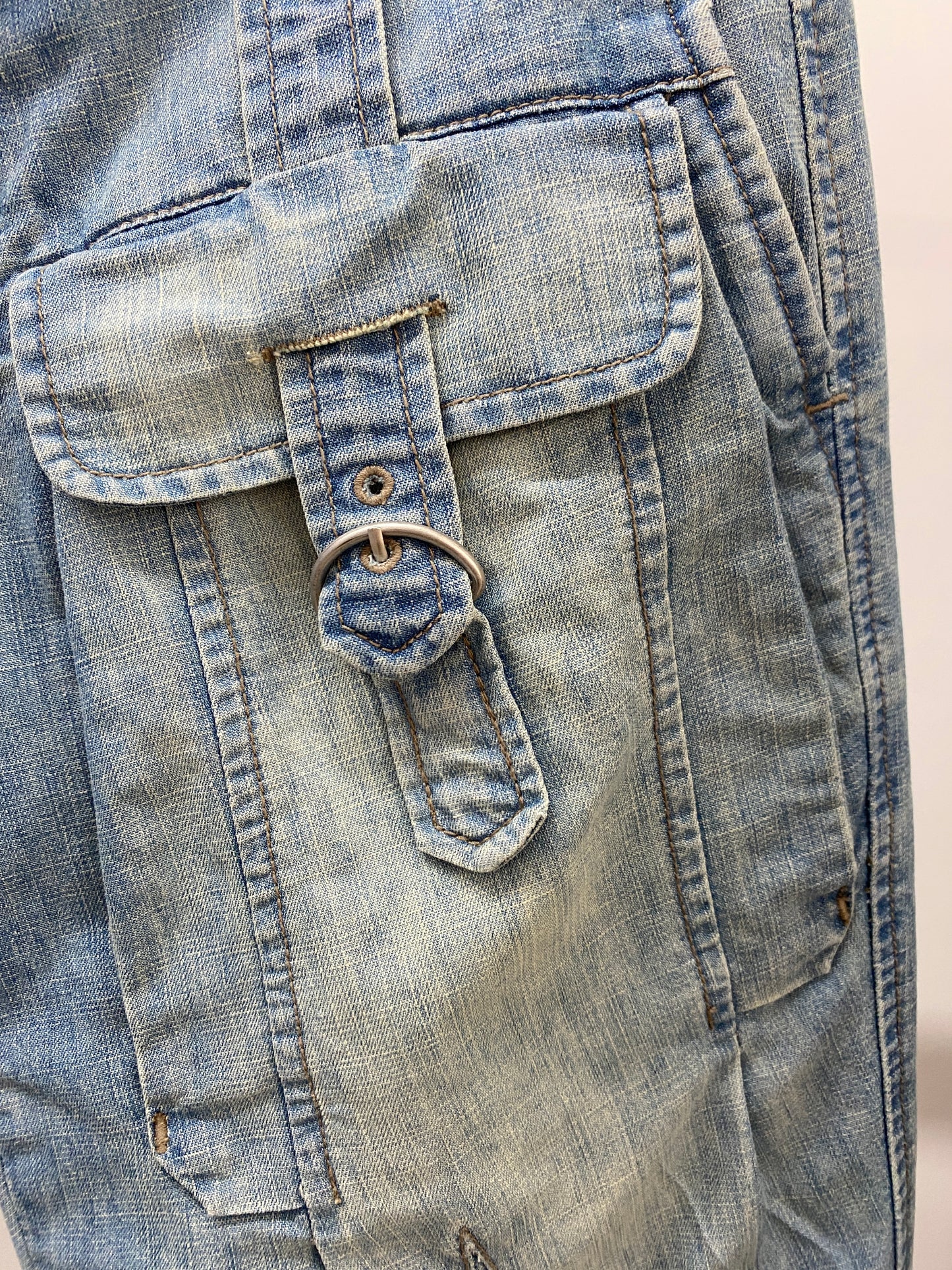 MARITHÉ FRANÇOIS GIRBAUD denim bermudas (S)