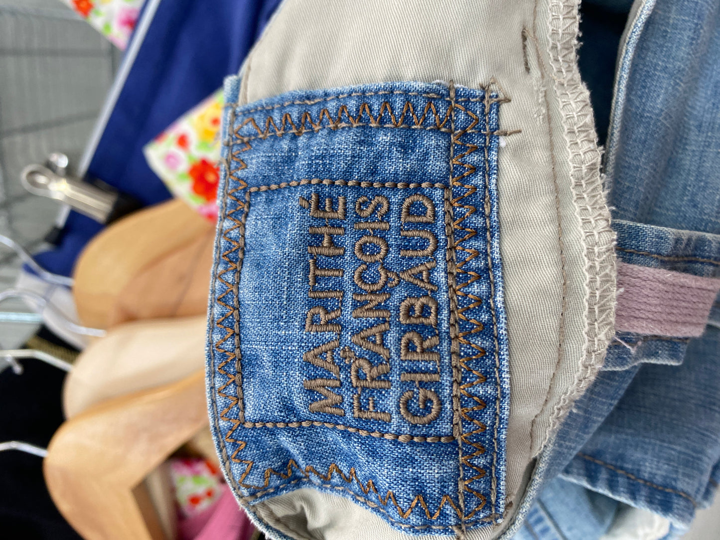 MARITHÉ FRANÇOIS GIRBAUD denim bermudas (S)