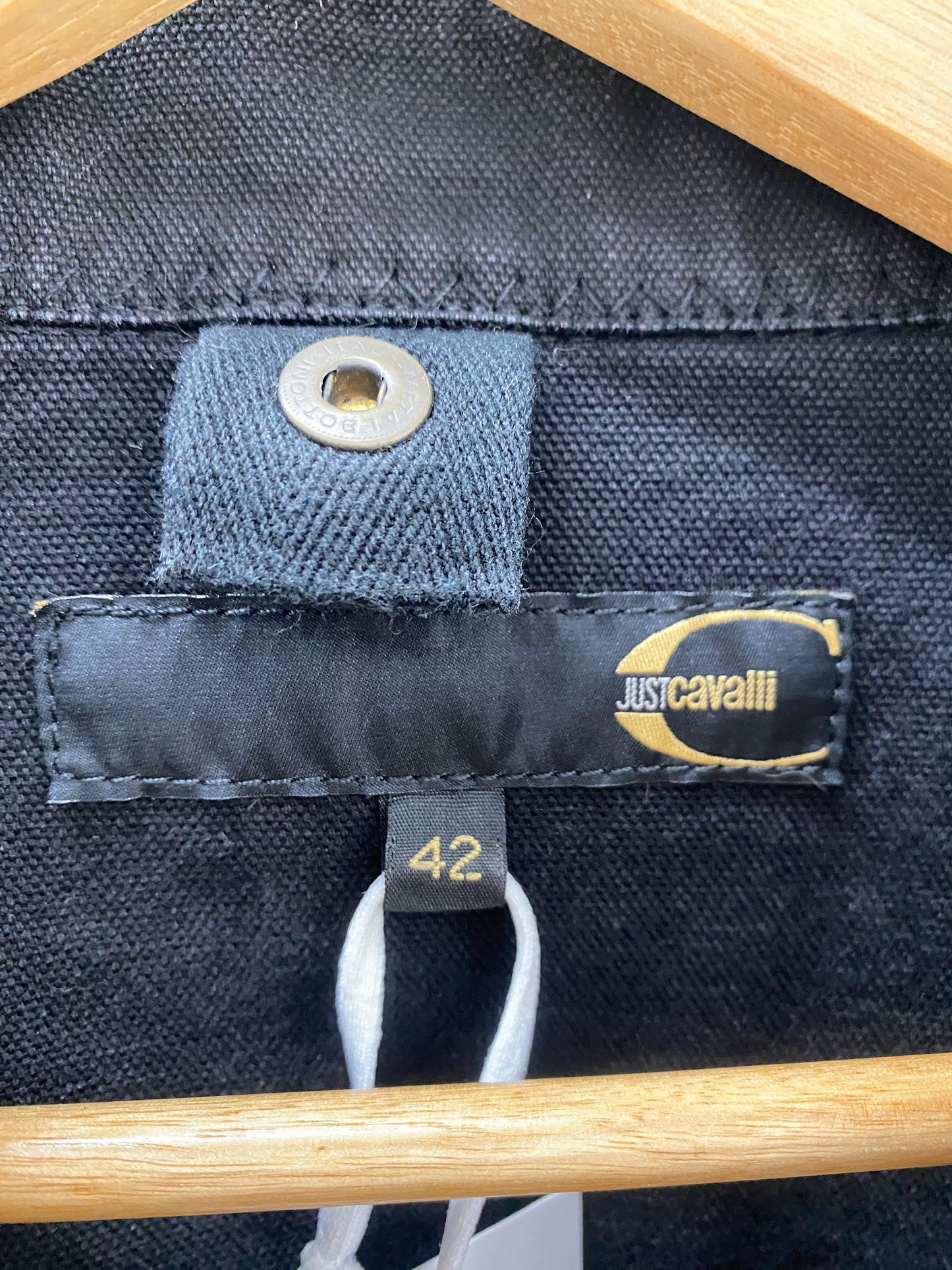 ROBERTO CAVALLI zipper black jacket (M)