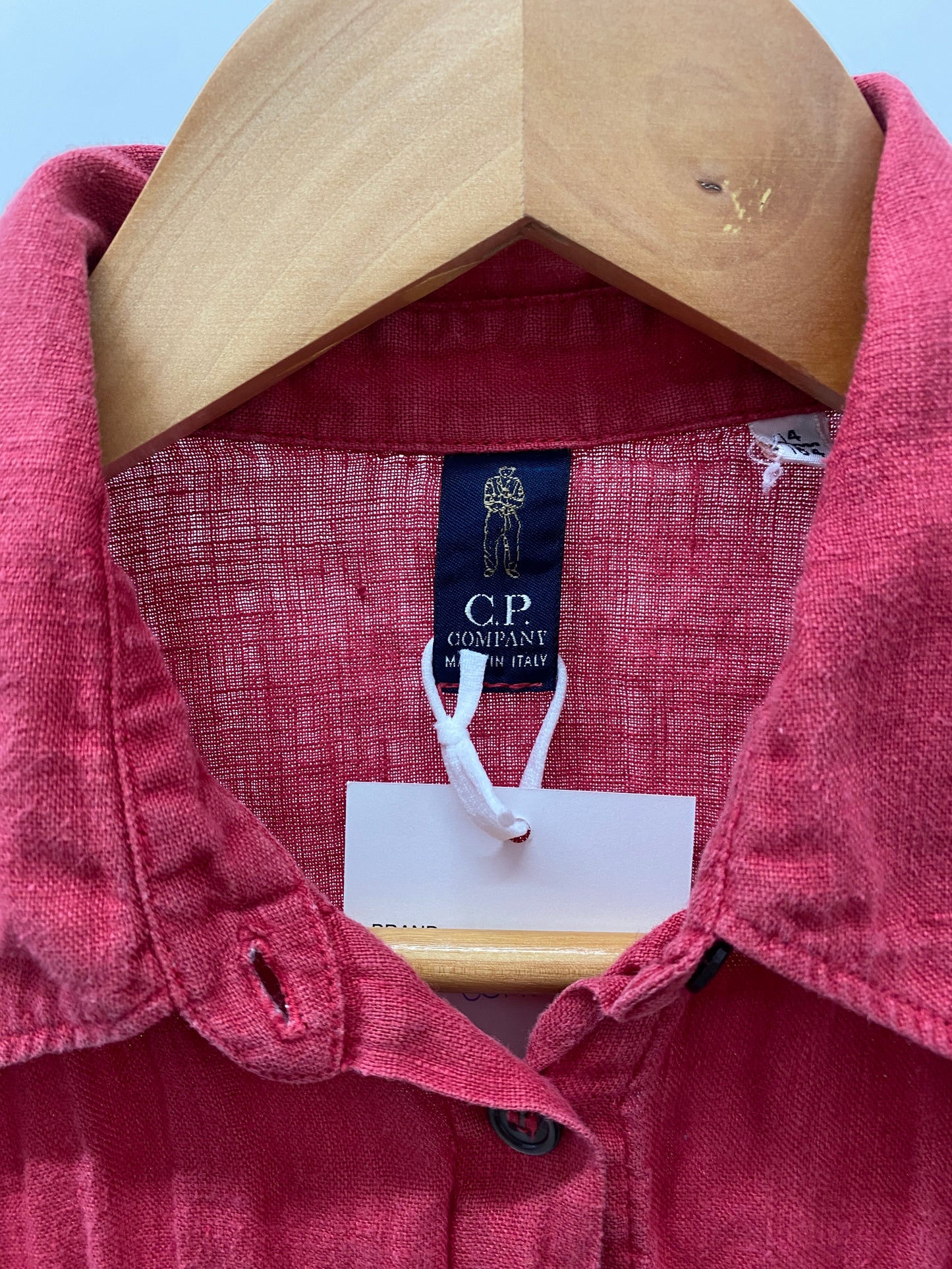 CP COMPANY pink sleeveless shirt (S)