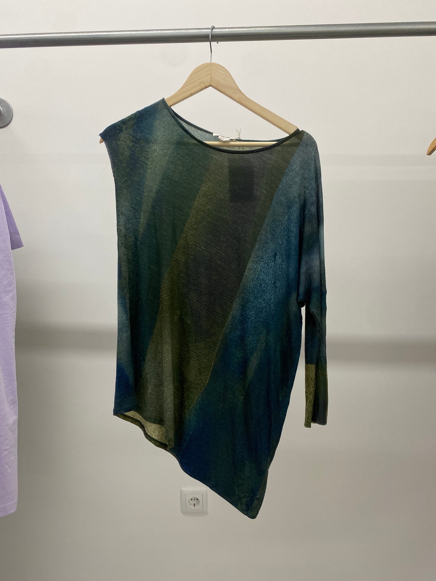 HELMUT LANG asymmetrical top (S)