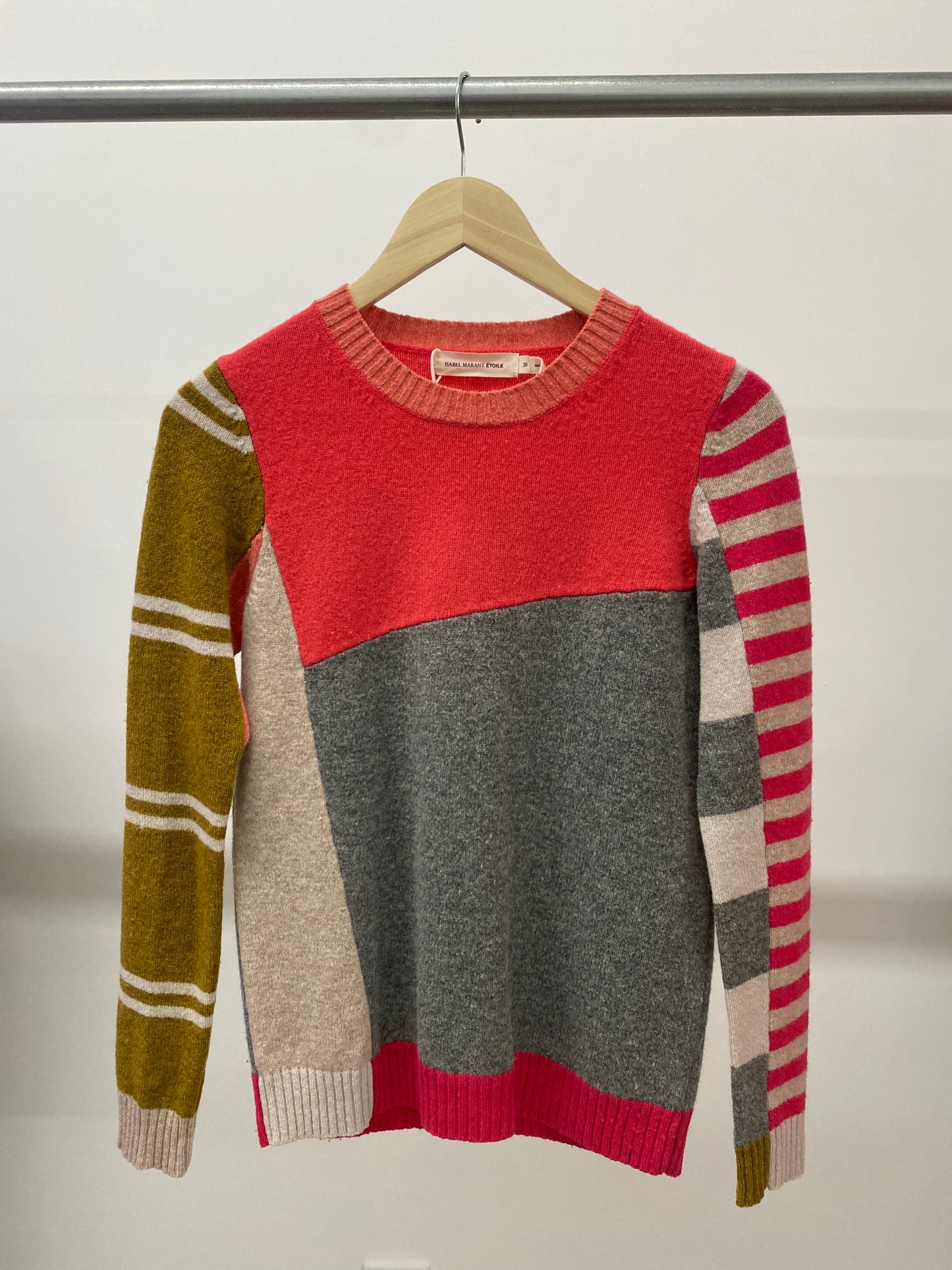 ISABEL MARANT colorblock sweater (S)