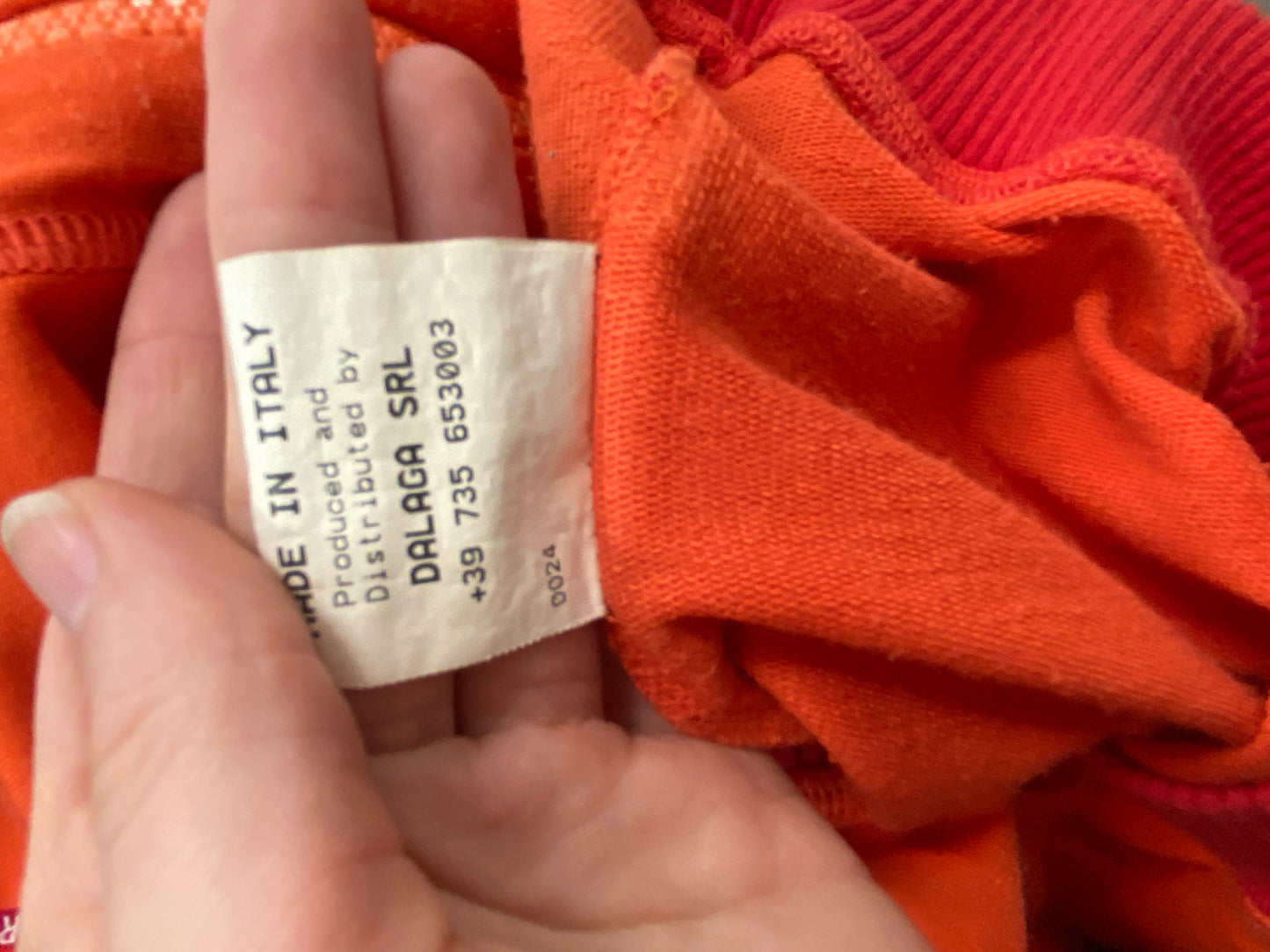 BIKKEMBERGS orange track jacket (S)