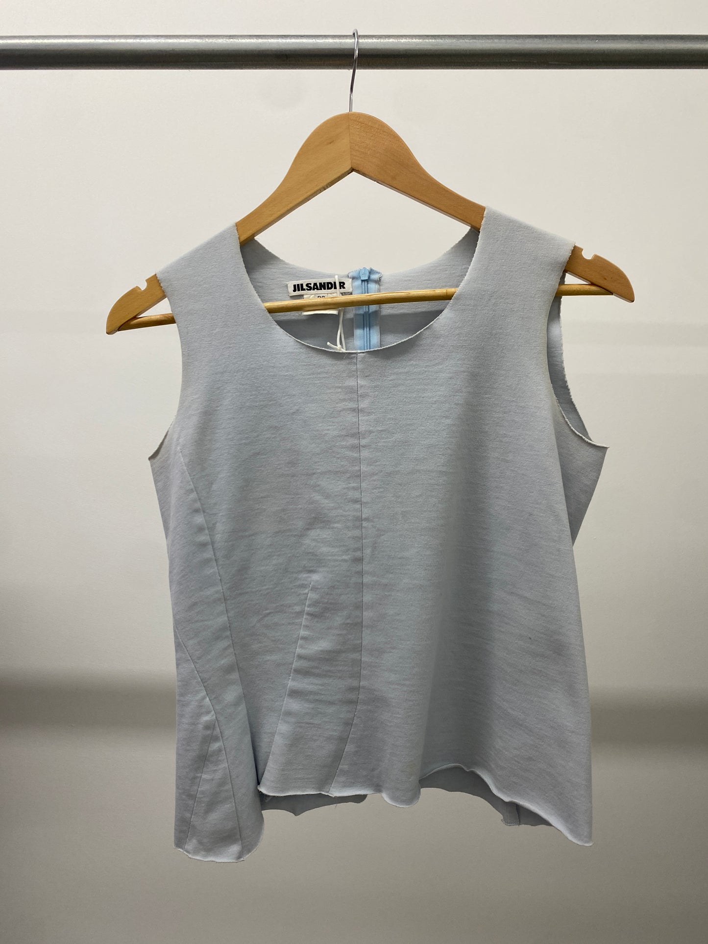 JIL SANDER light blue seamless top (S)