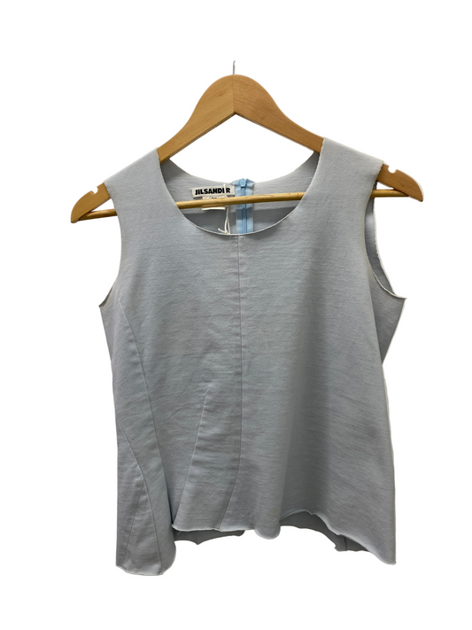JIL SANDER light blue seamless top (S)