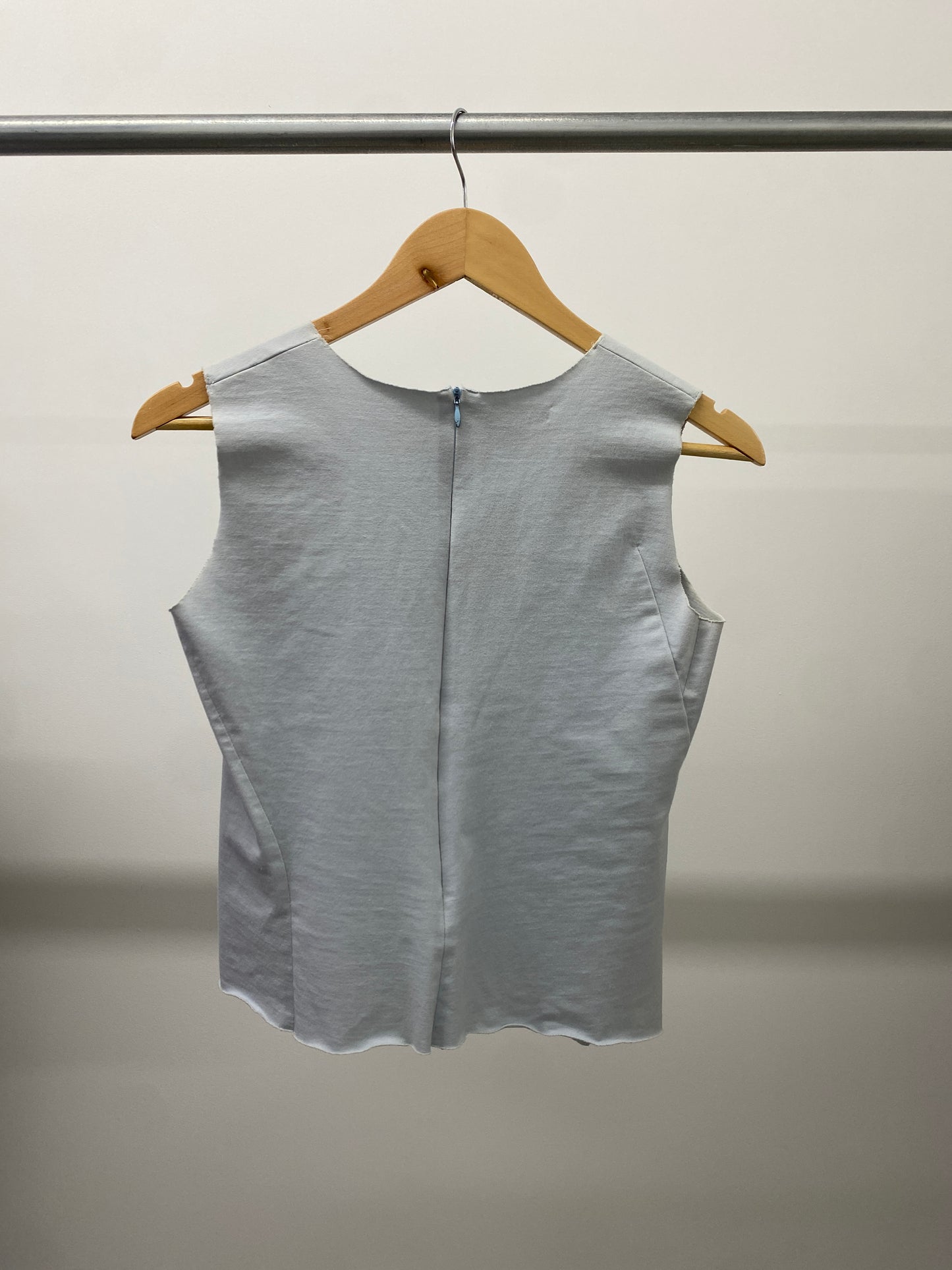 JIL SANDER light blue seamless top (S)