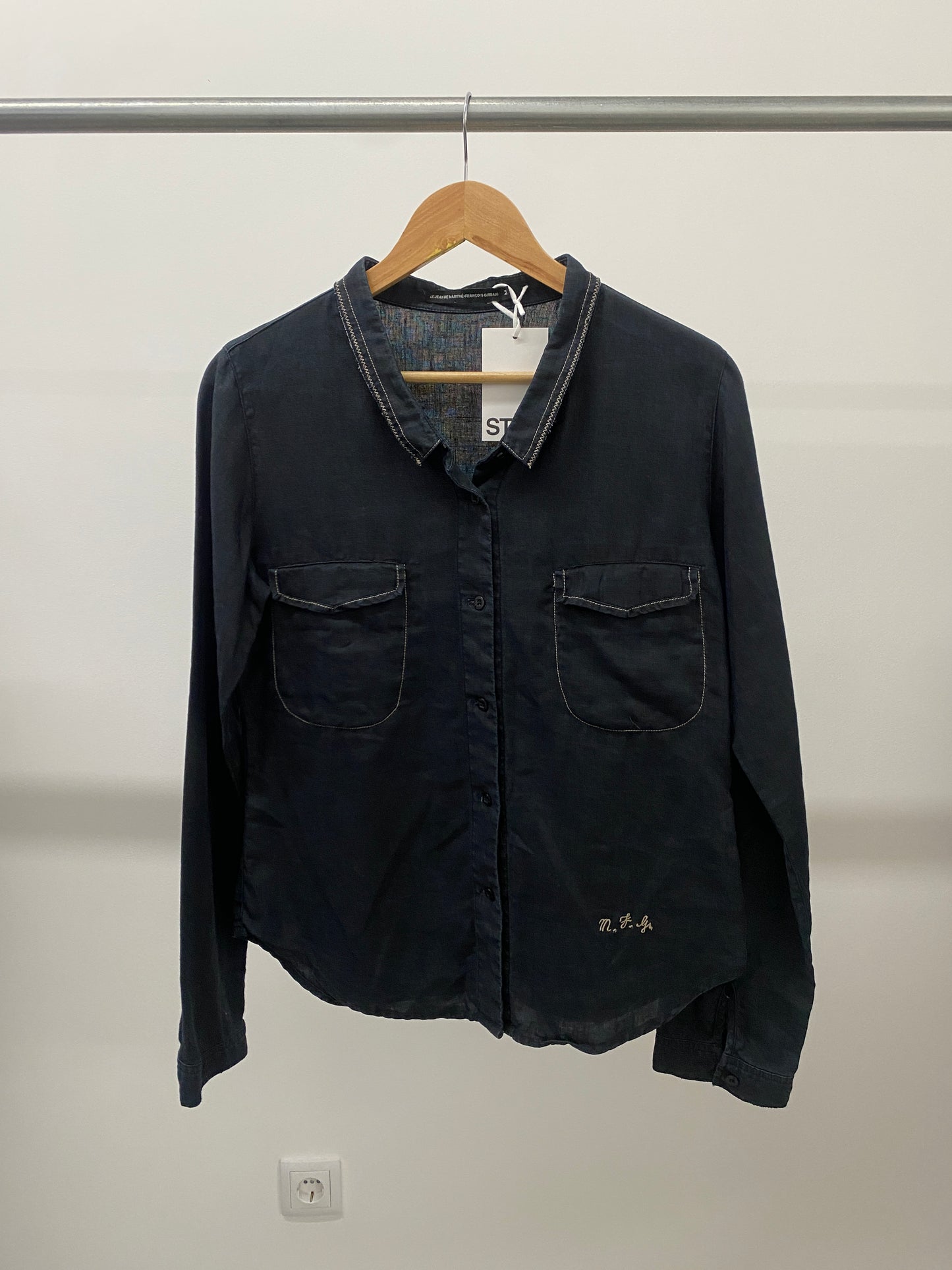 MARITHÉ FRANÇOIS GIRBAUD black shirt ( M)