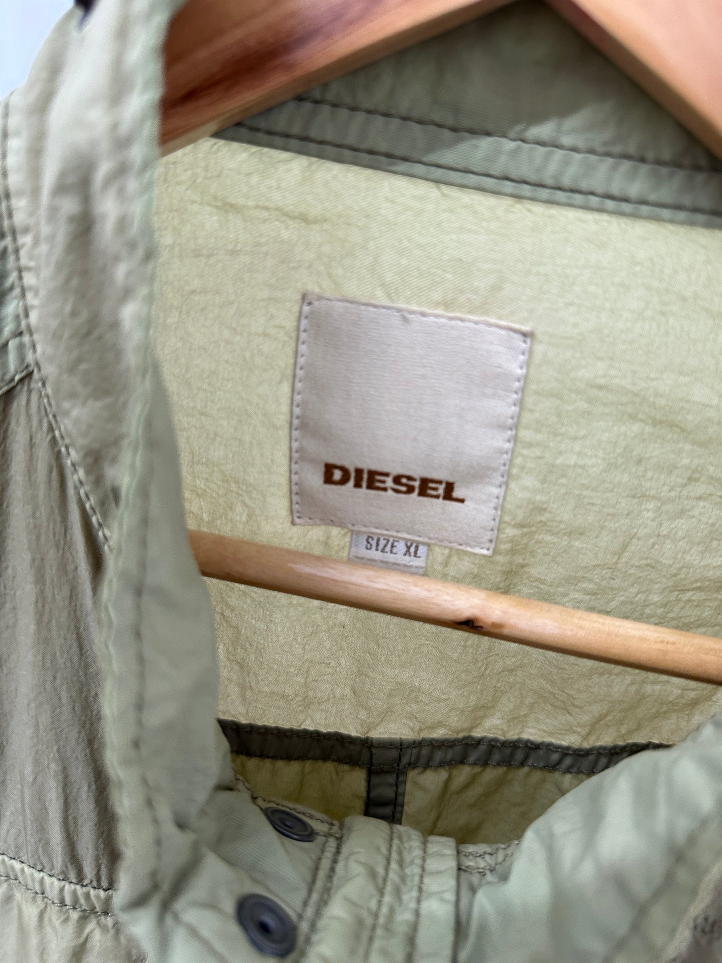 DIESEL green jacket/ vest (XL)