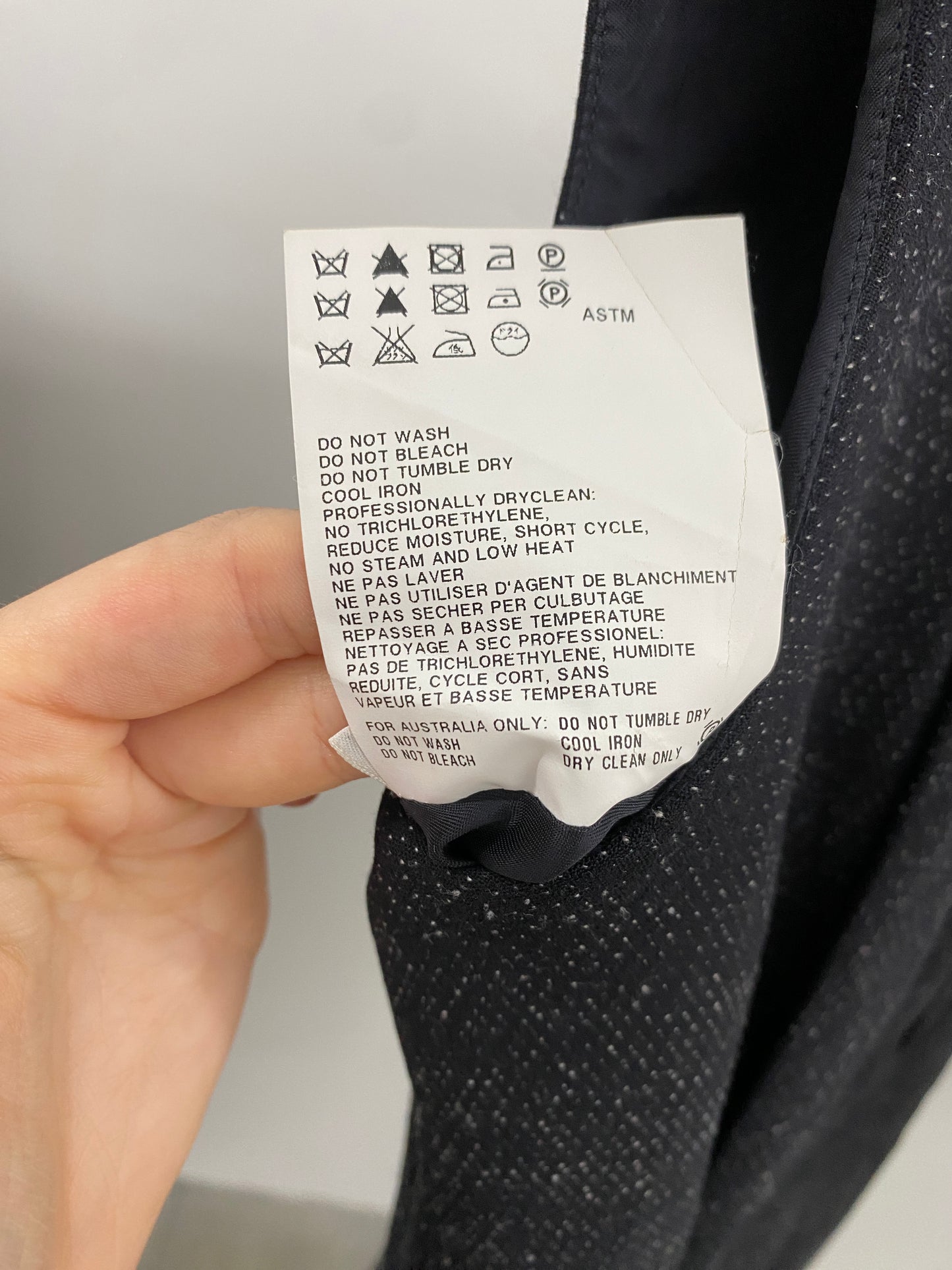 JIL SANDER  wool dress (S)