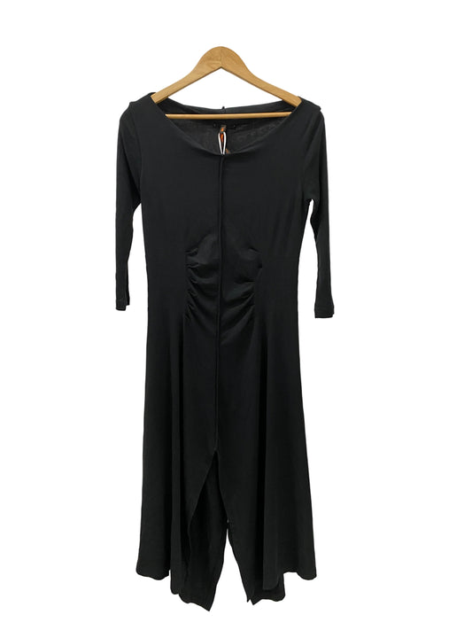 COP COPINE black draped dress (M)