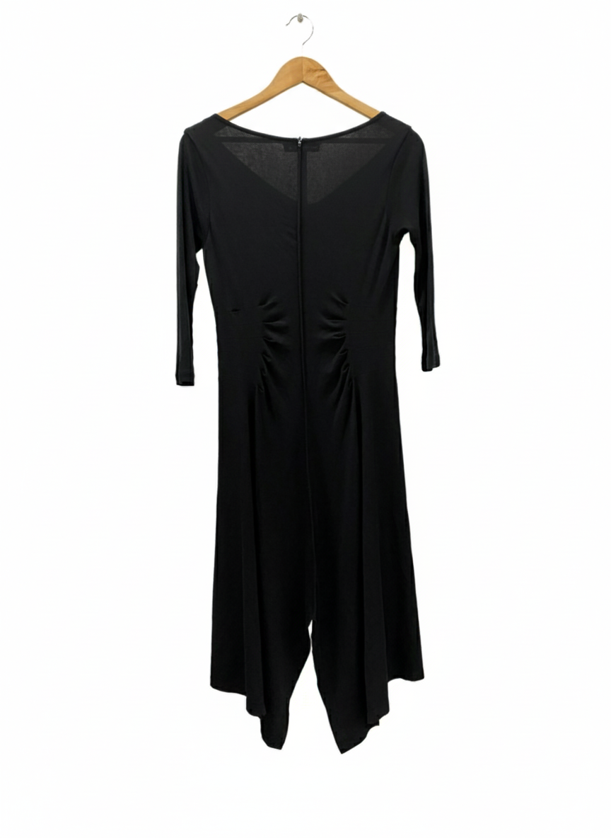COP COPINE black draped dress (M)