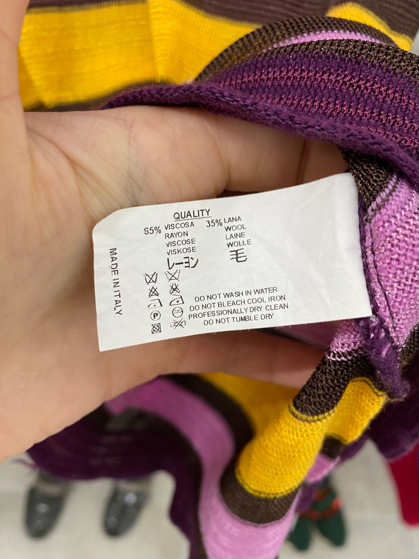 MISSONI multicolor striped top (S)