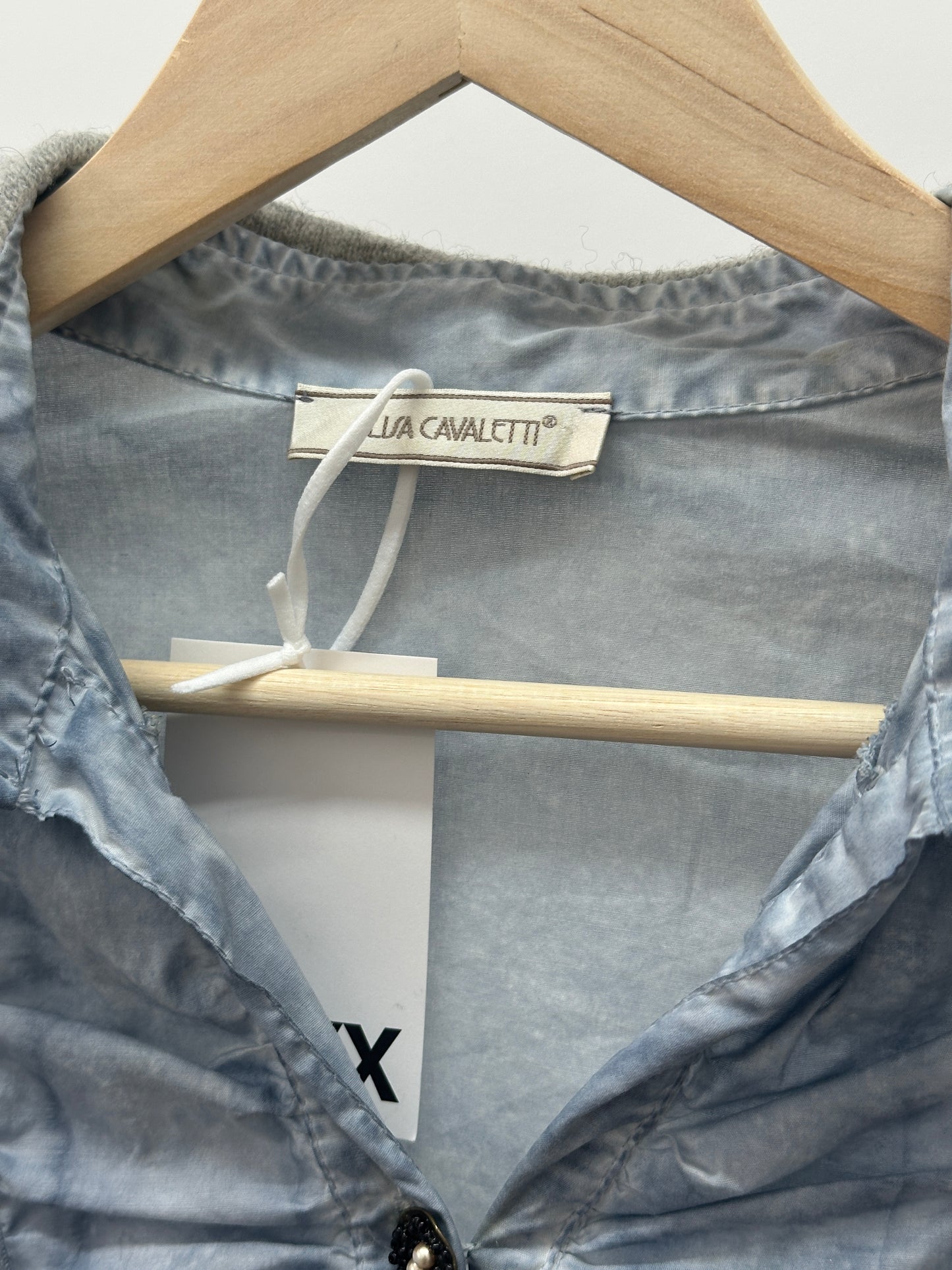 ELISA CAVALETTI blue/gray shirt (S)