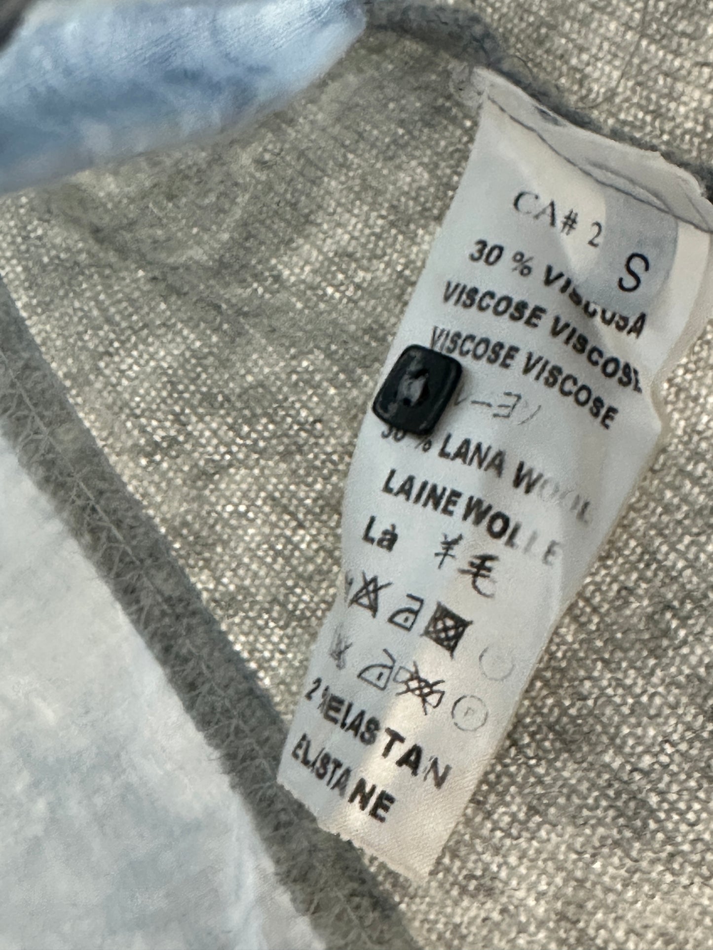 ELISA CAVALETTI blue/gray shirt (S)