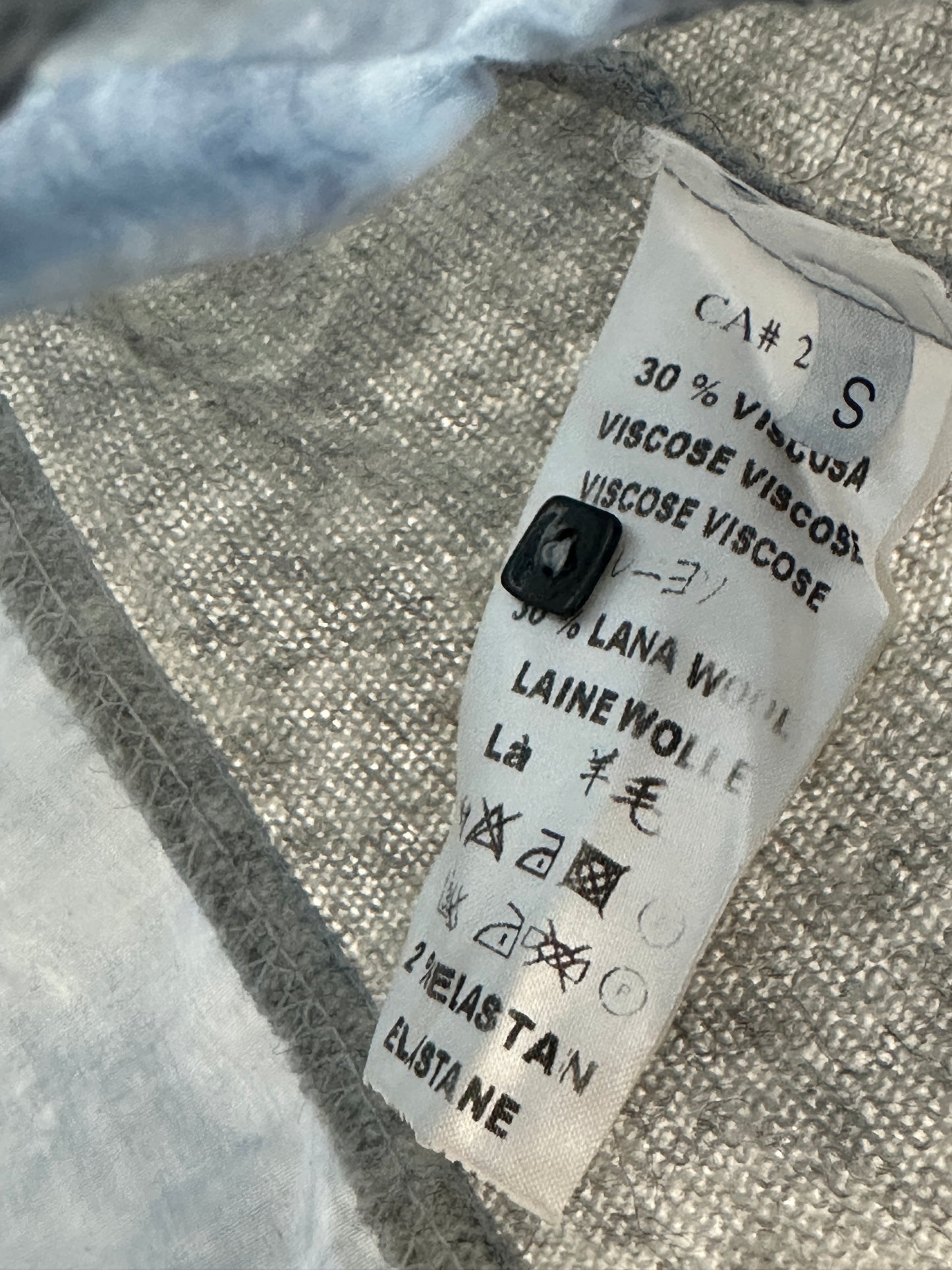 ELISA CAVALETTI blue/gray shirt (S)