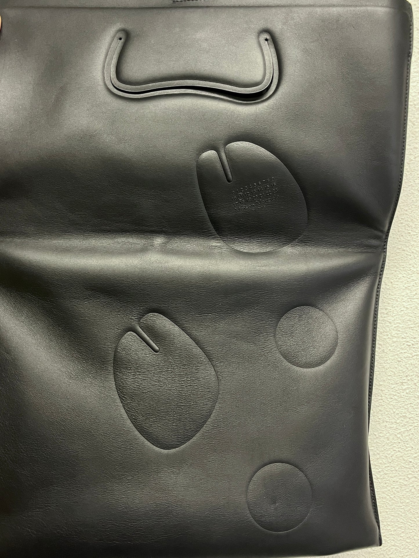 MAISON MARGIELA leather flap bag