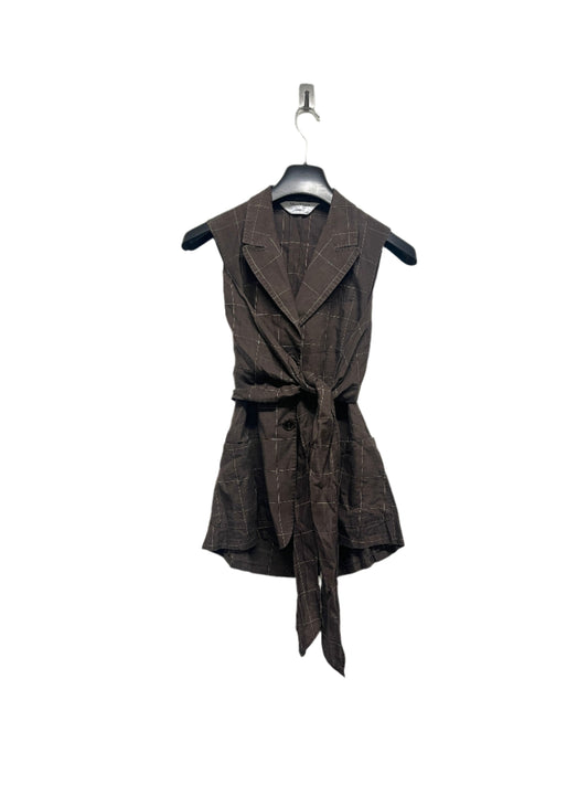 MAX MARA linen brown vest (XL)