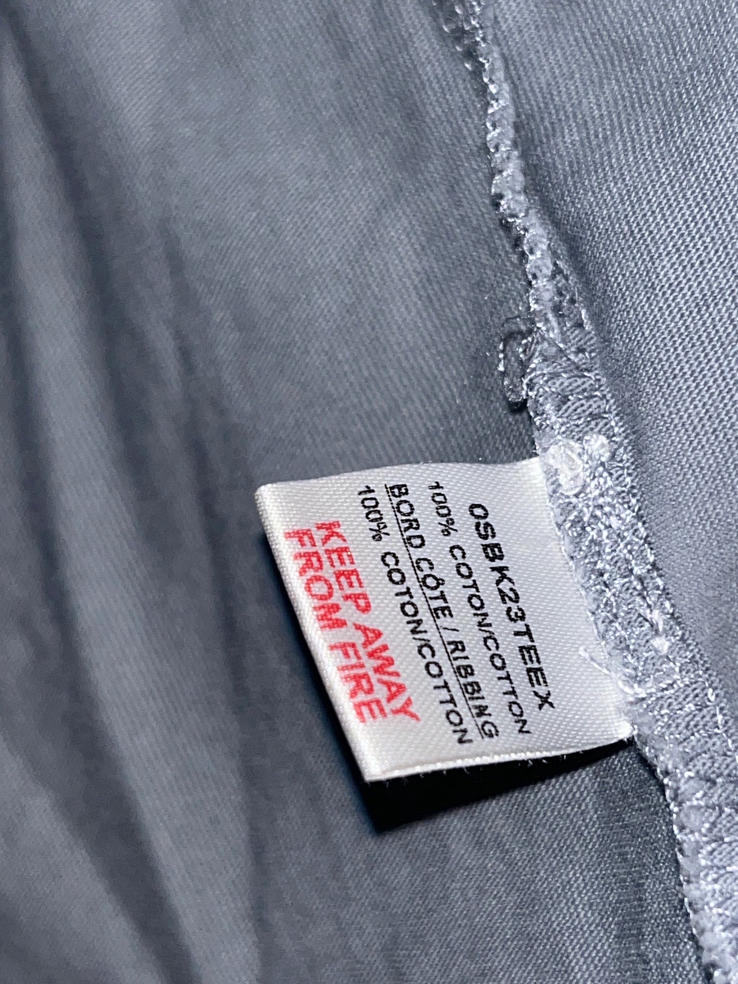 DIOR cotton logo grey tee (XS/S)