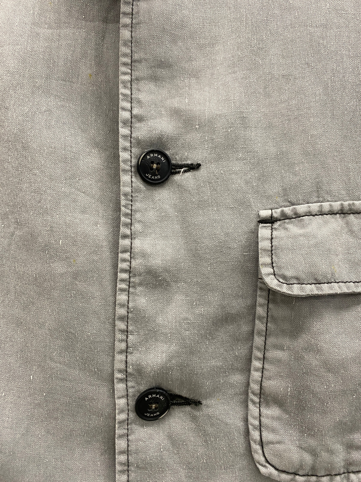 Armani Jeans grey linen jacket (L)