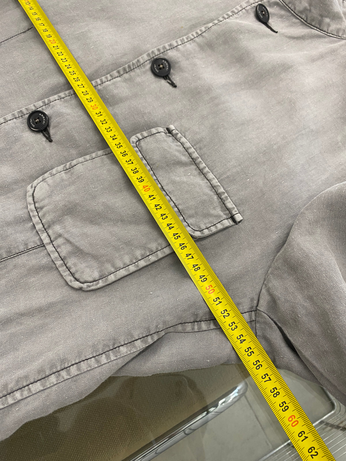 Armani Jeans grey linen jacket (L)