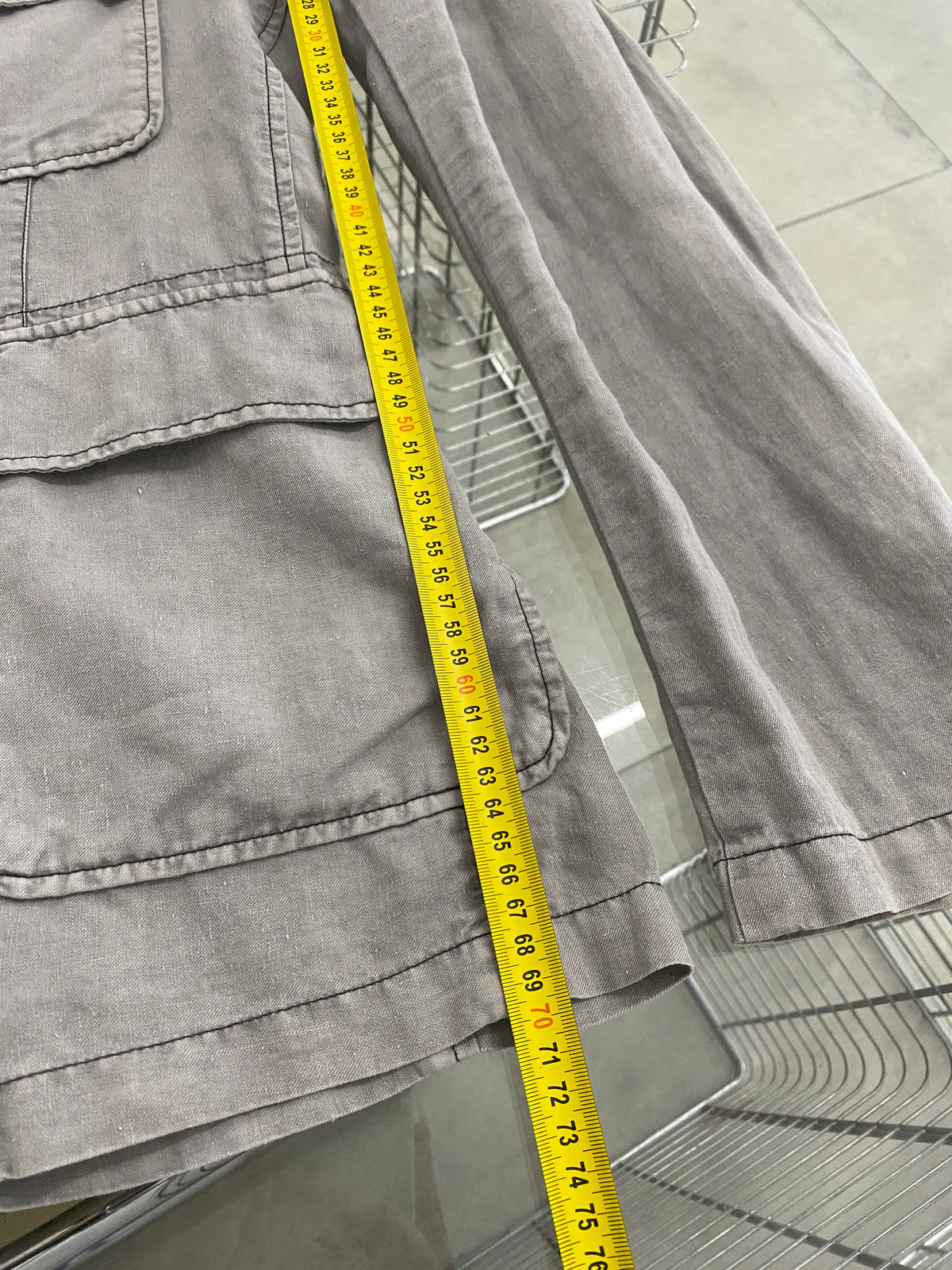 Armani Jeans grey linen jacket (L)