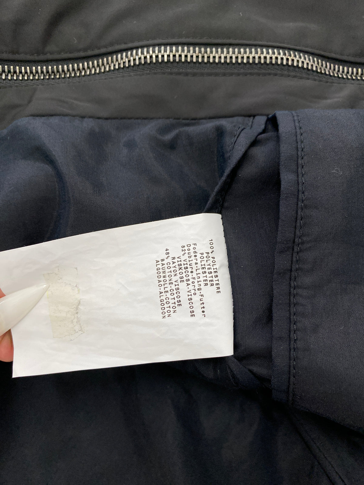 Emporio Armani Fall/Winter 2010 black jacket (54 IT)