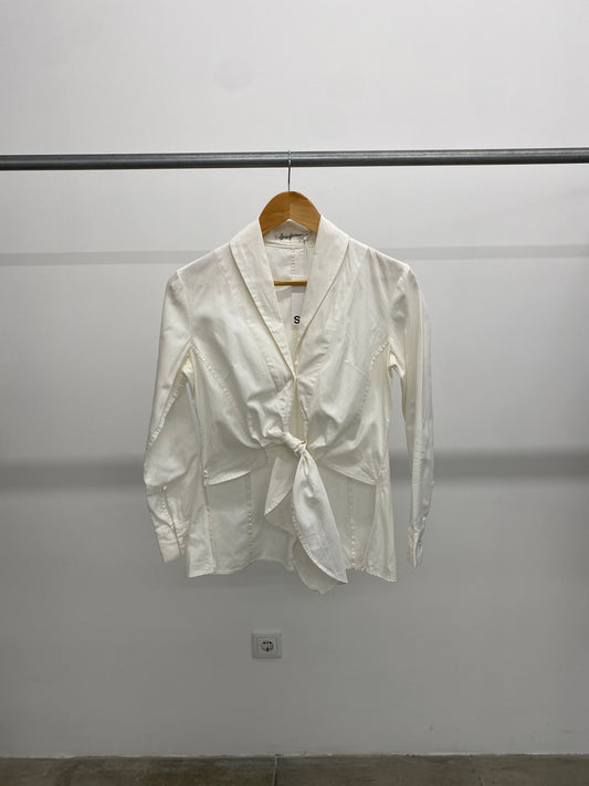 Yohji Yamamoto white cotton shirt (S)