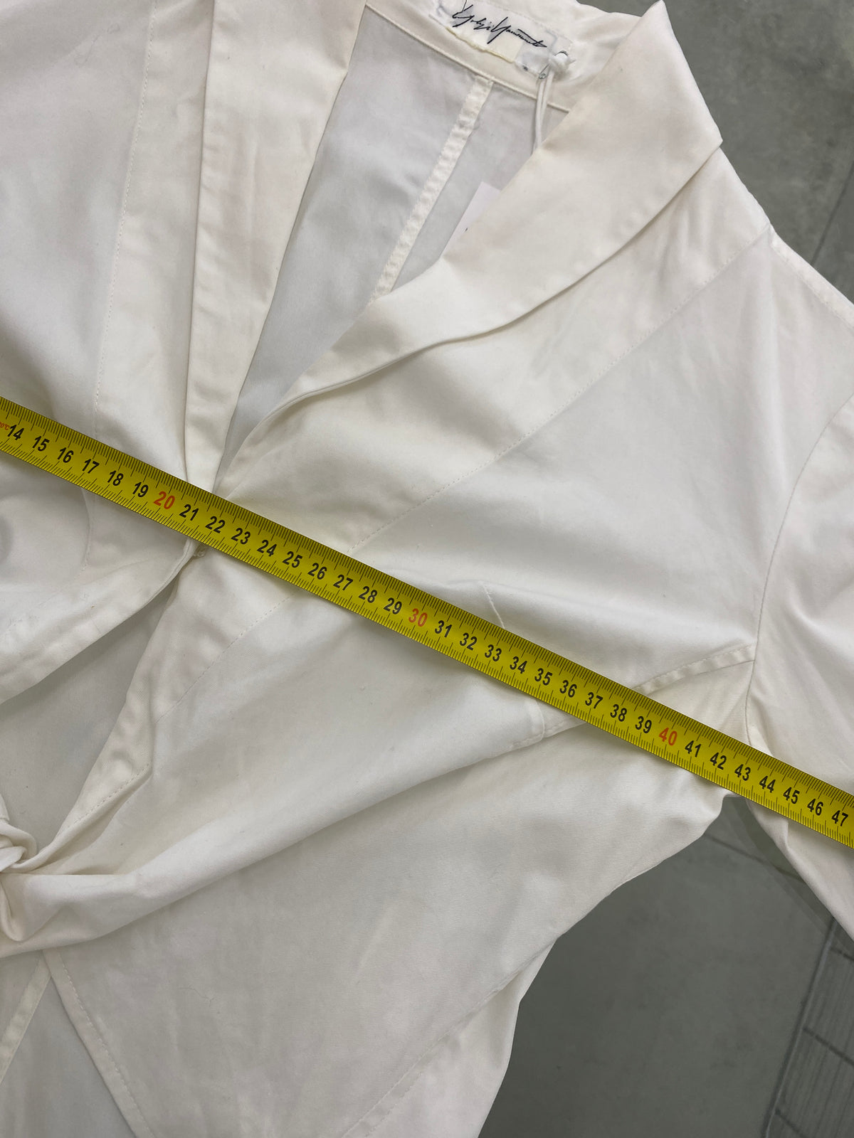 Yohji Yamamoto white cotton shirt (S)