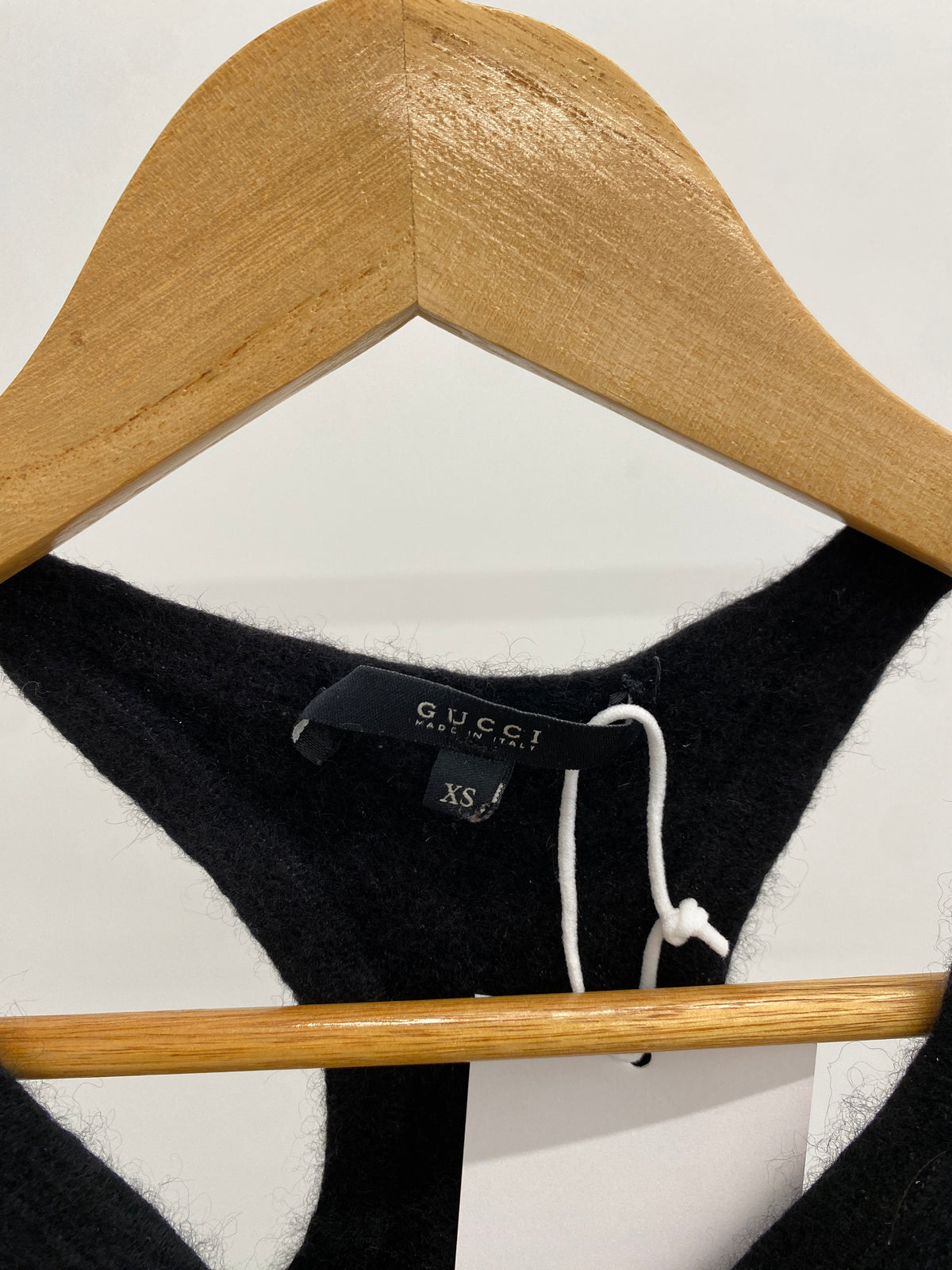 Gucci Fall/Winter 2002 by Tom Ford black cashmere top (XS)