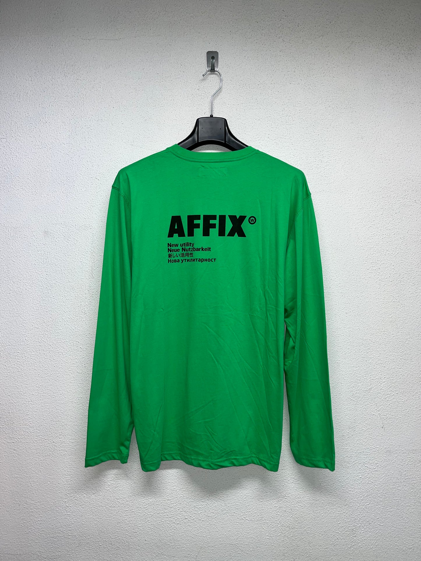 AFFIX green graphic longsleeve (L)