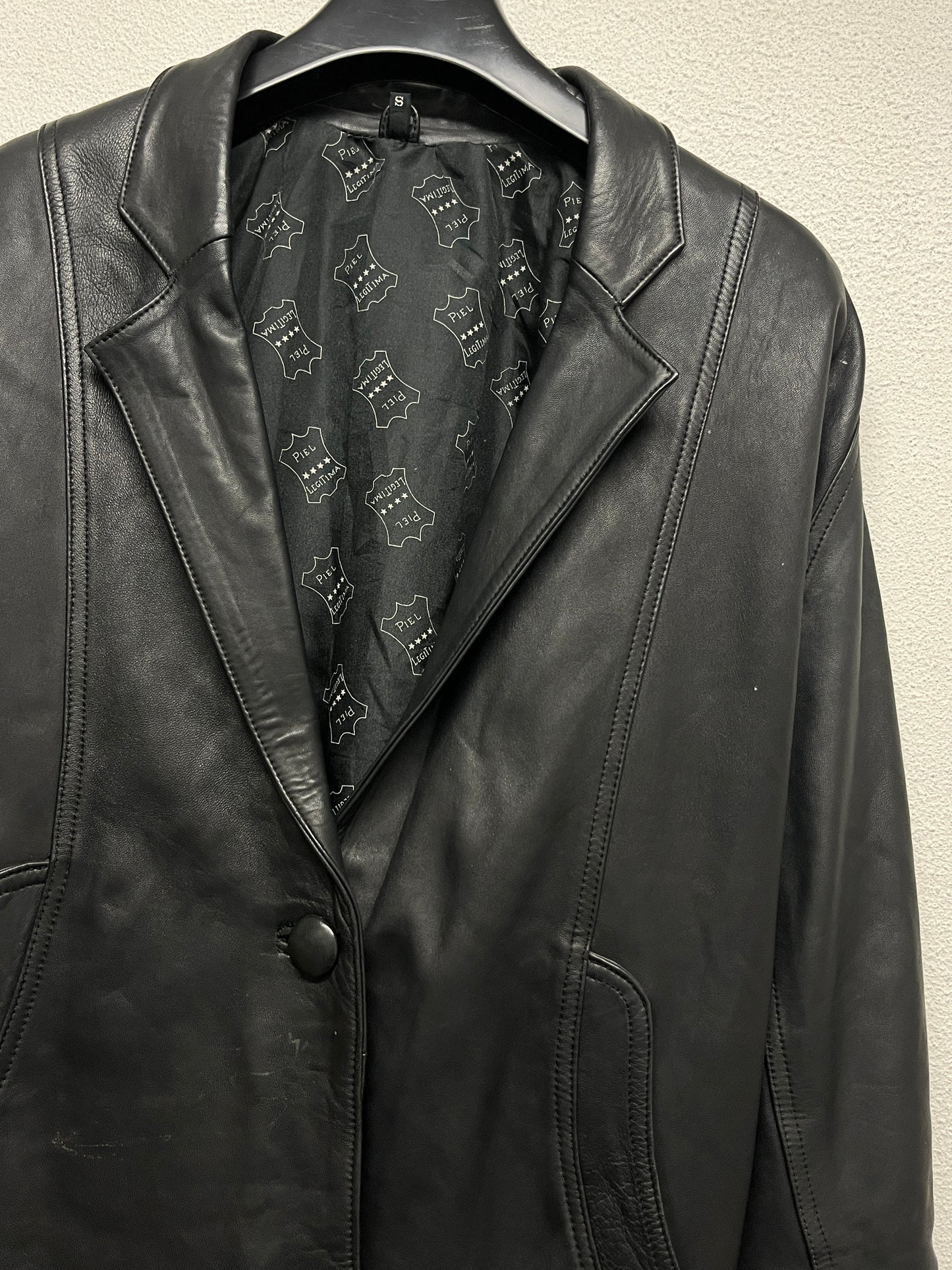 VINTAGE leather jacket (M)